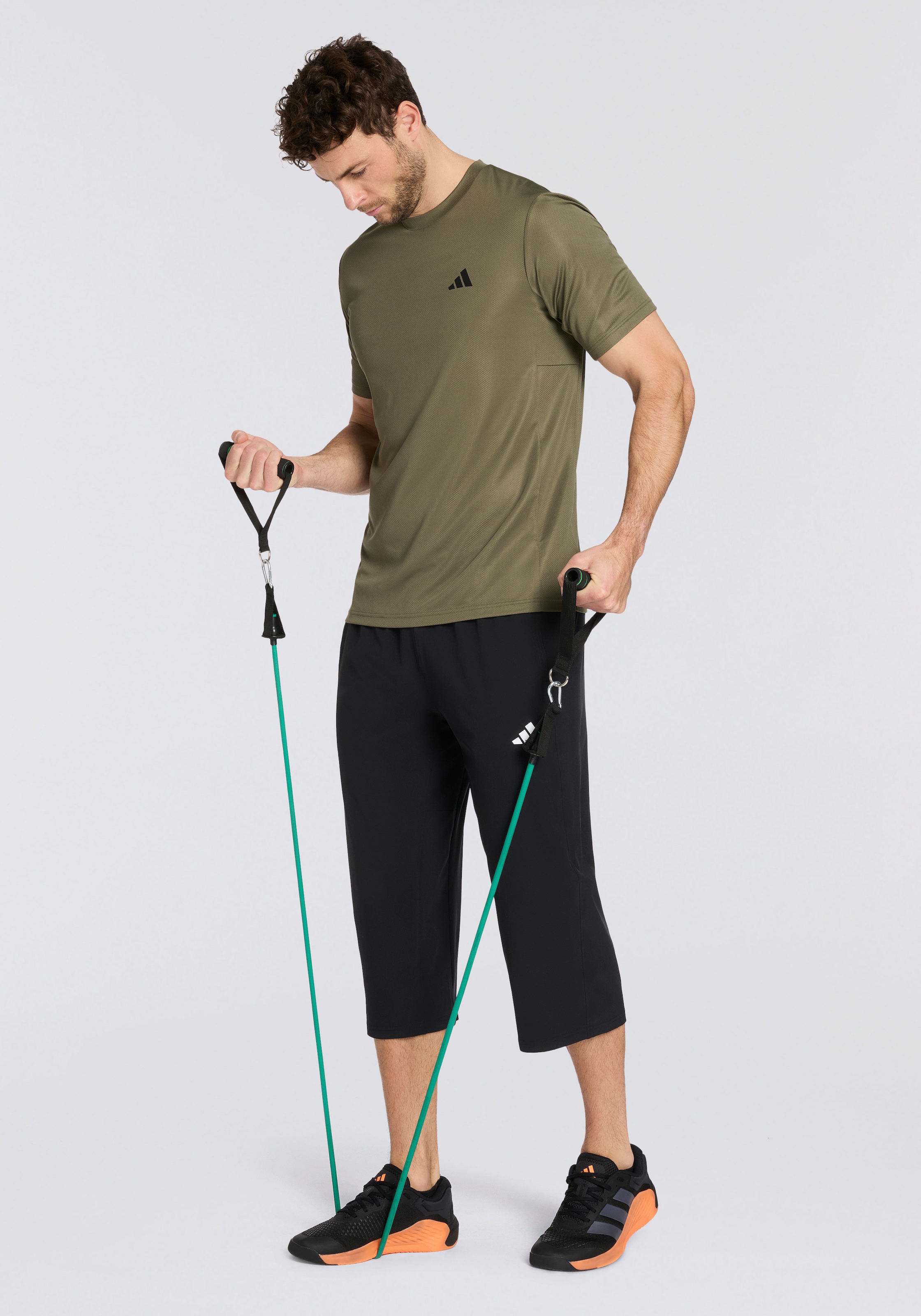 adidas Performance Sporthose »WORKOUT ESSENTIALS FLEX WOVEN 3/4«