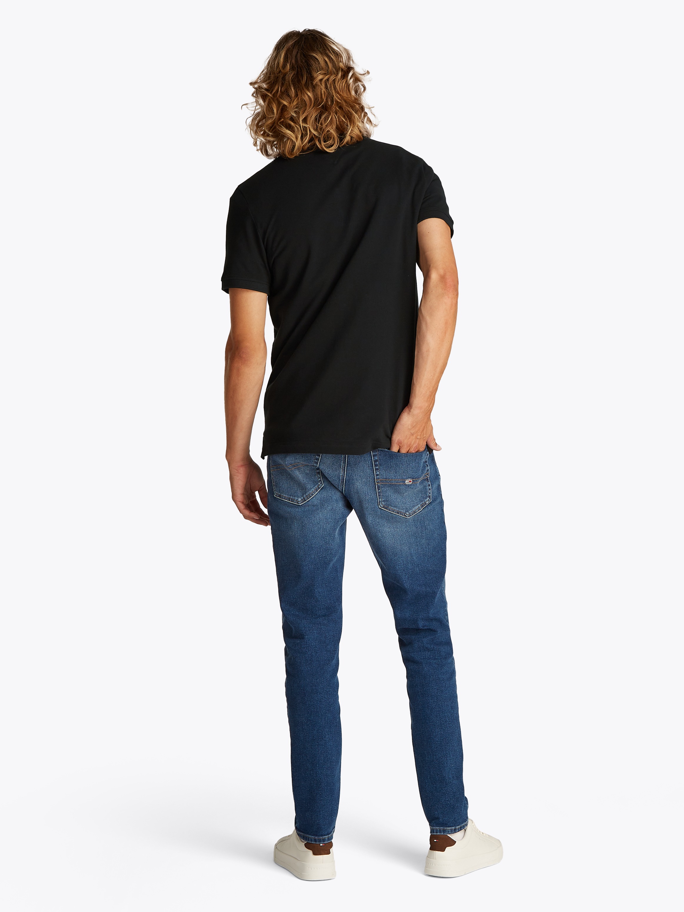 Tommy Jeans Poloshirt »TJM SLIM PLACKET POLO EXT«