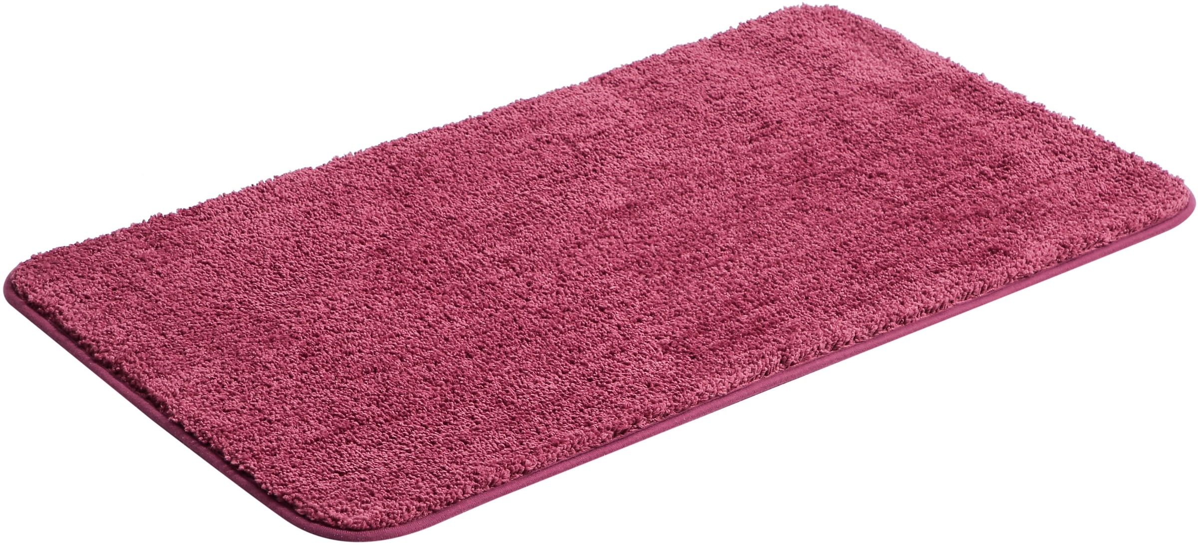 my home Badematte »Regona, Badteppich, Badvorleger, Badezimmer Teppich«, rutschhemmend beschichtet, fußbodenheizungsgeeignet-schnell trocknend-strapazierfähig, Uni Farben, besonders weich, als rechteckig und halbrund erhältlich