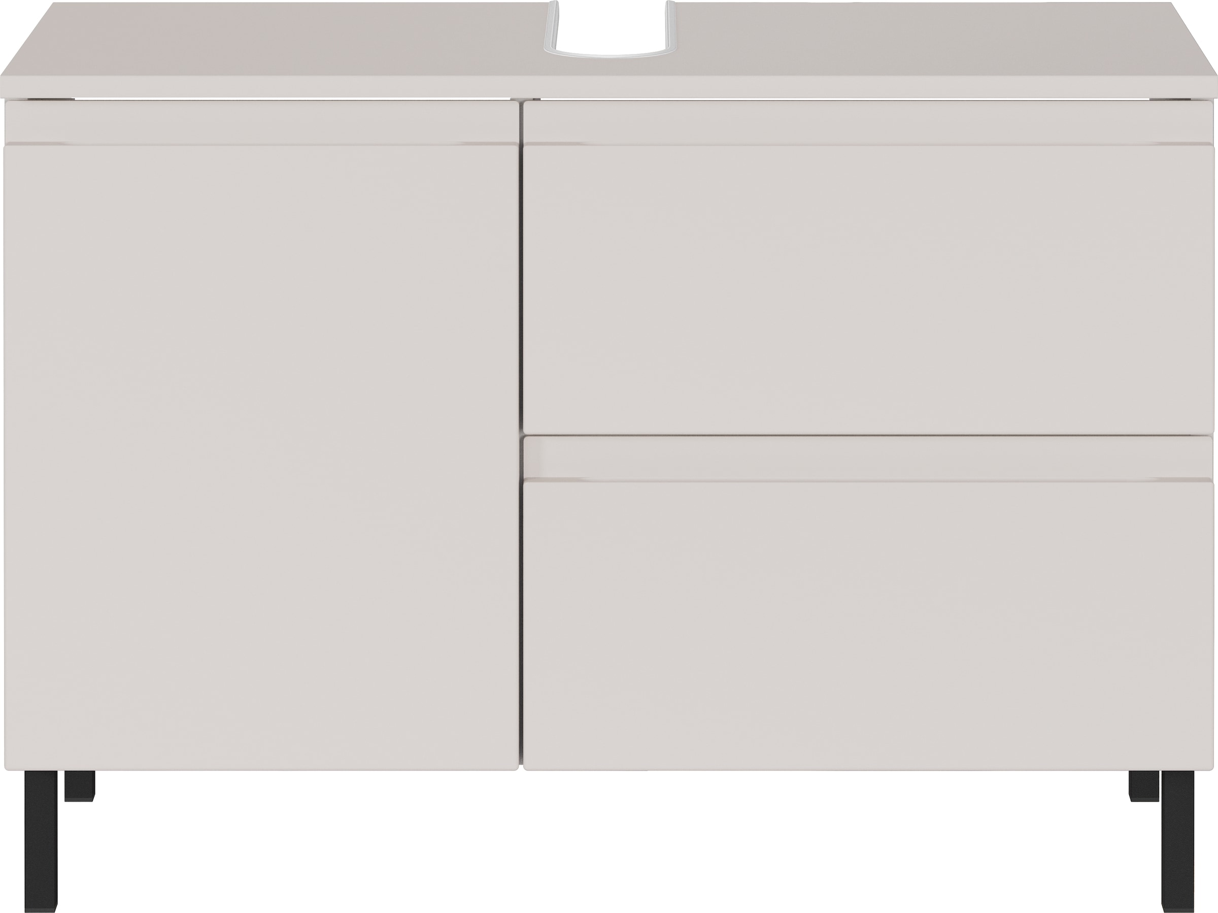 GERMANIA Badmöbel-Set »Scantic«, (2 St.), mehrteiliges Set mit großem Waschbeckenunterschrank