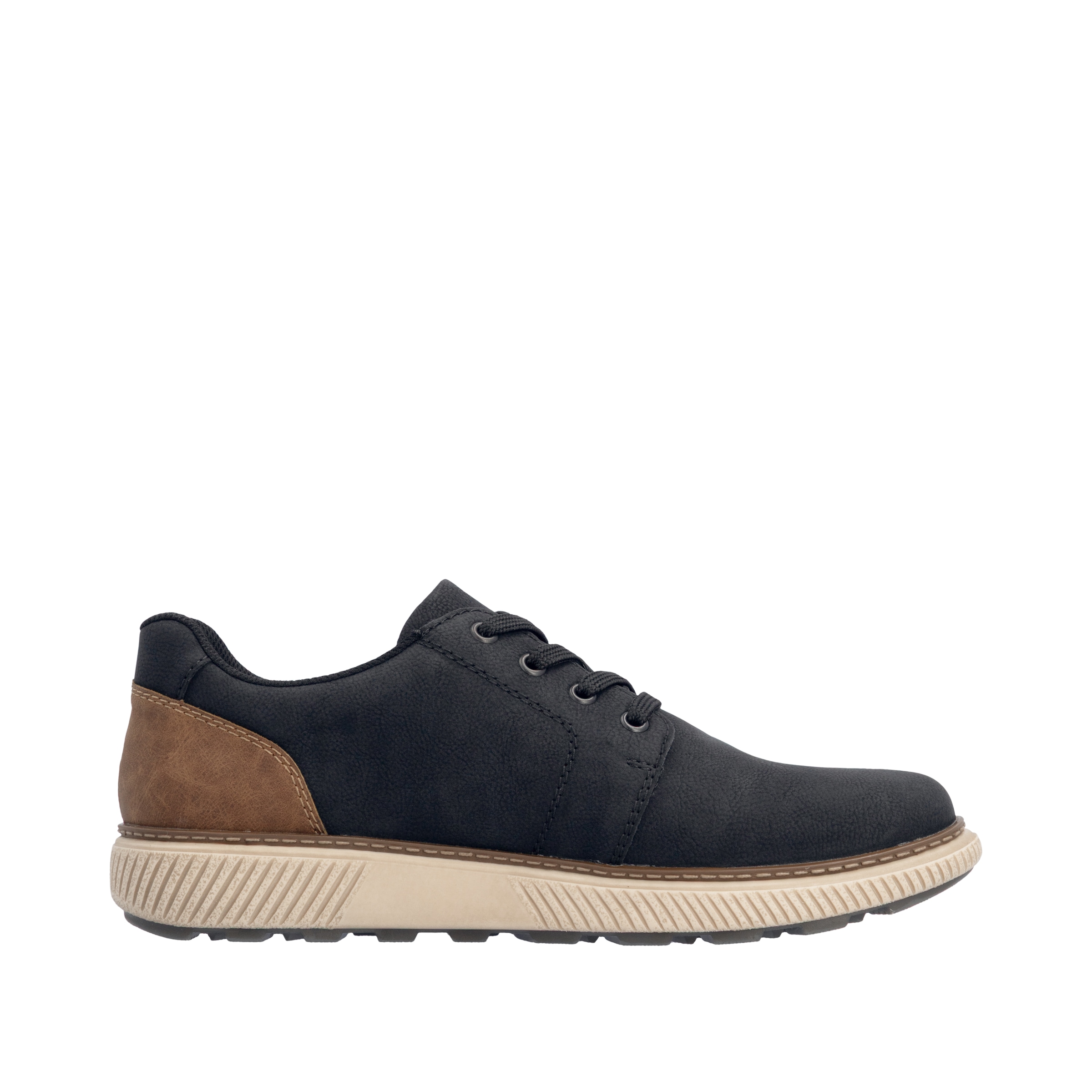 Rieker Sneaker  Halbschuh, Schnürschuh, Casual Sneaker mit weichem Schaftrand, TEX