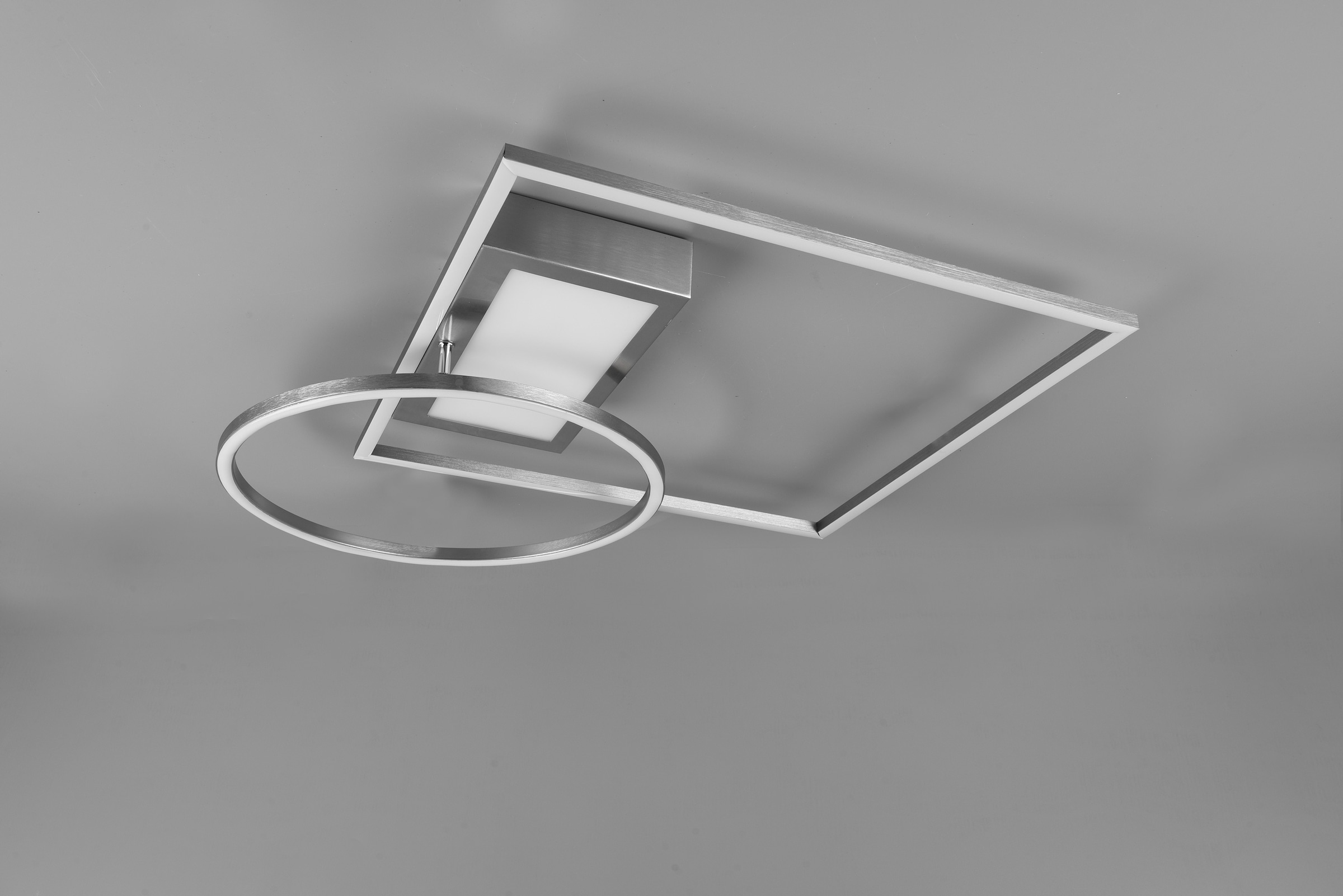 TRIO Leuchten LED Deckenleuchte »Downey« LED-Modul 1 Stk. Farbwechsler Lichtfarbe stufenlos einstellbar, Memory Funktion, intgrierter Dimmer