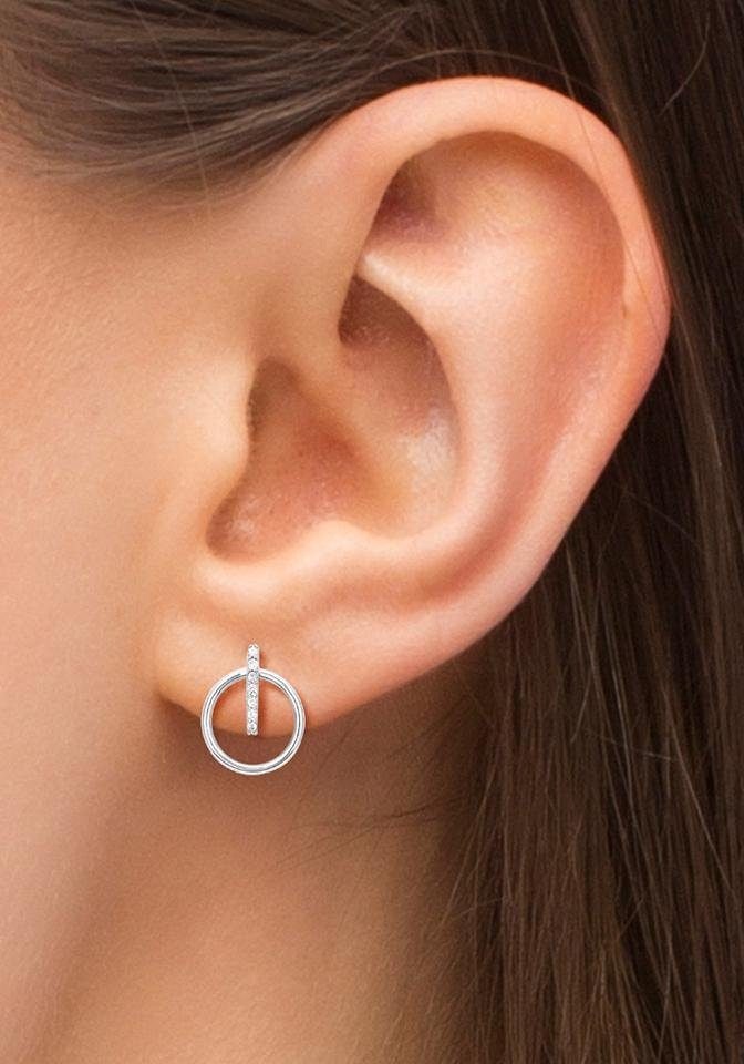 Amor Paar Ohrstecker »2026204«, mit Zirkonia (synth.)