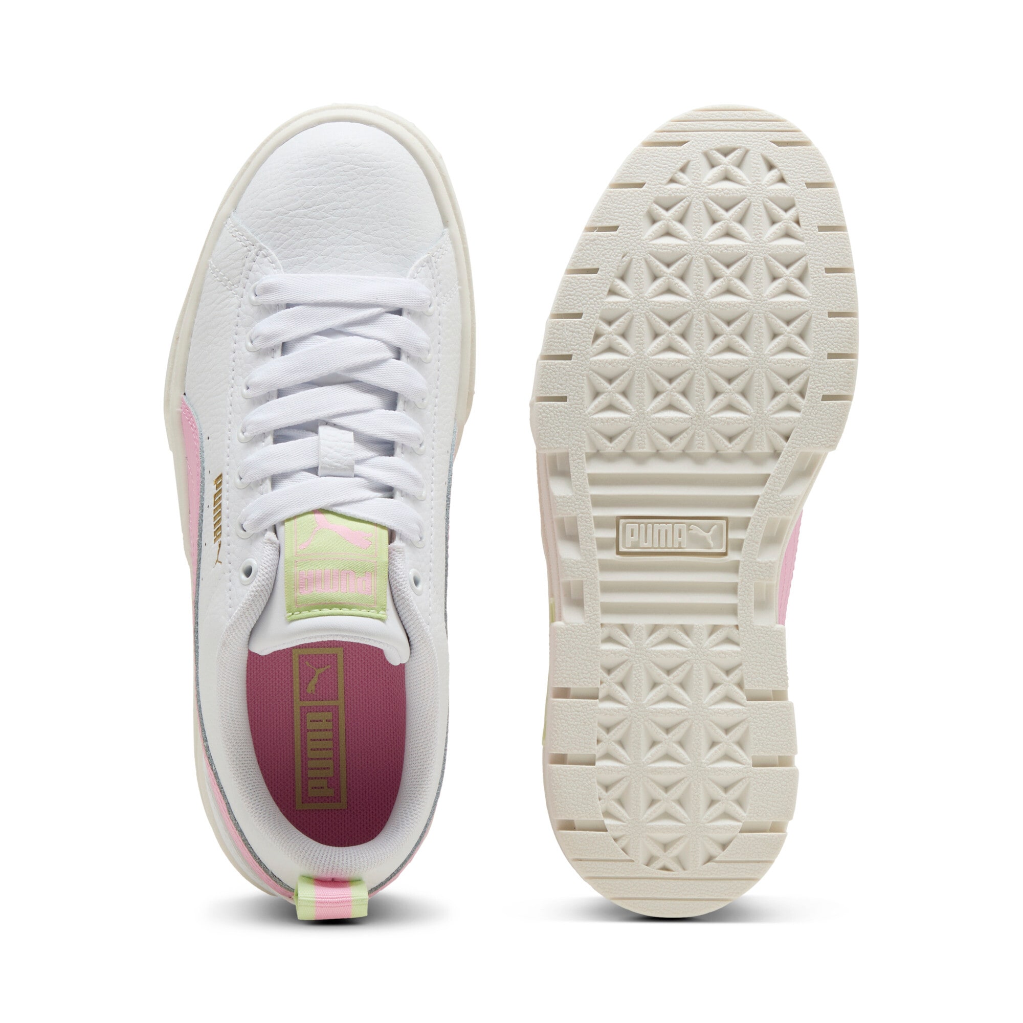 PUMA Sneaker »MAYZE LTH JR«  mit strukturierter Plateau-Gummisohle, herausnehmbare Innensohle