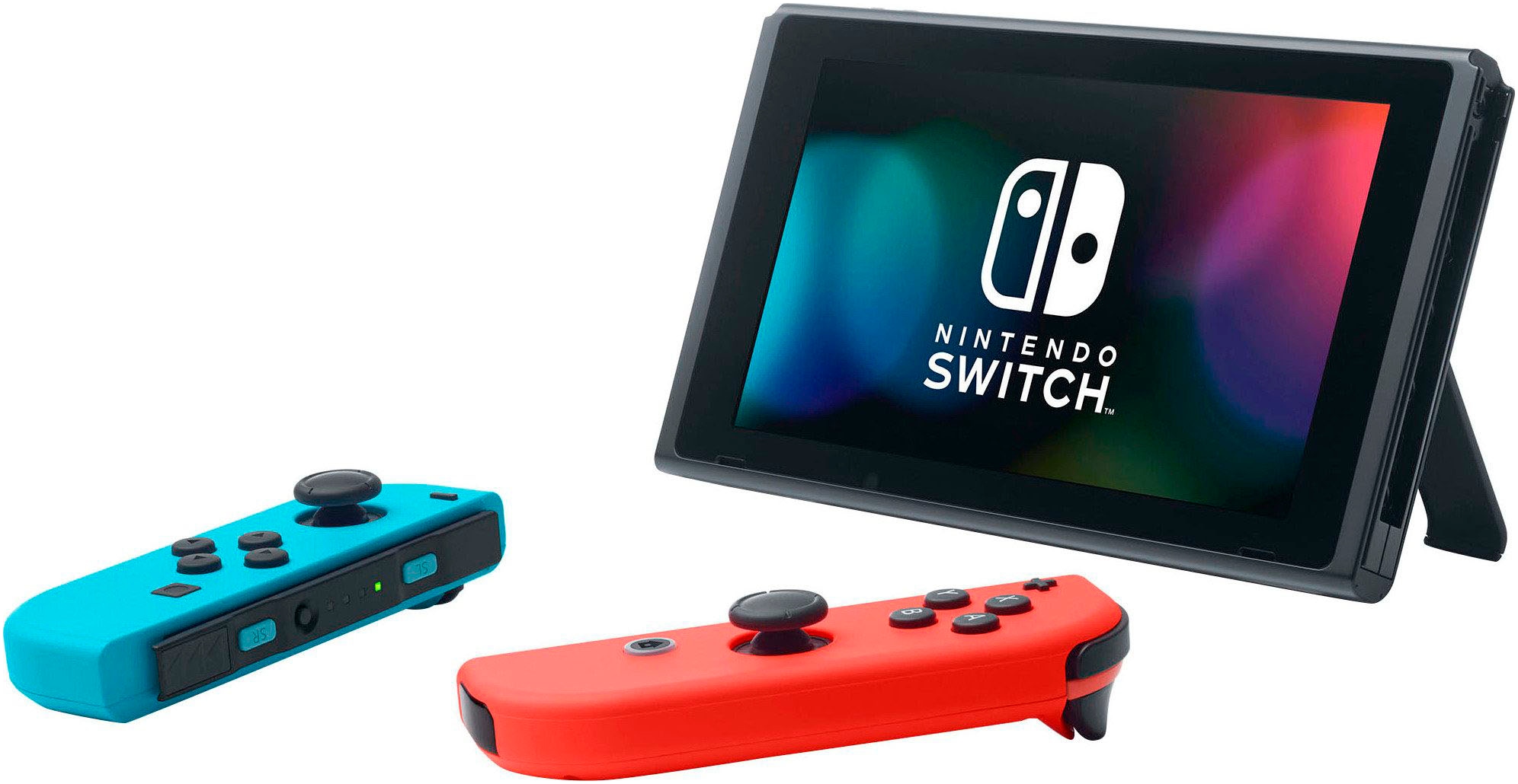Nintendo Switch Spielekonsole »Switch Neon r/b + Gratis Big Brain Academy + Everybody 1-2-Switch!«