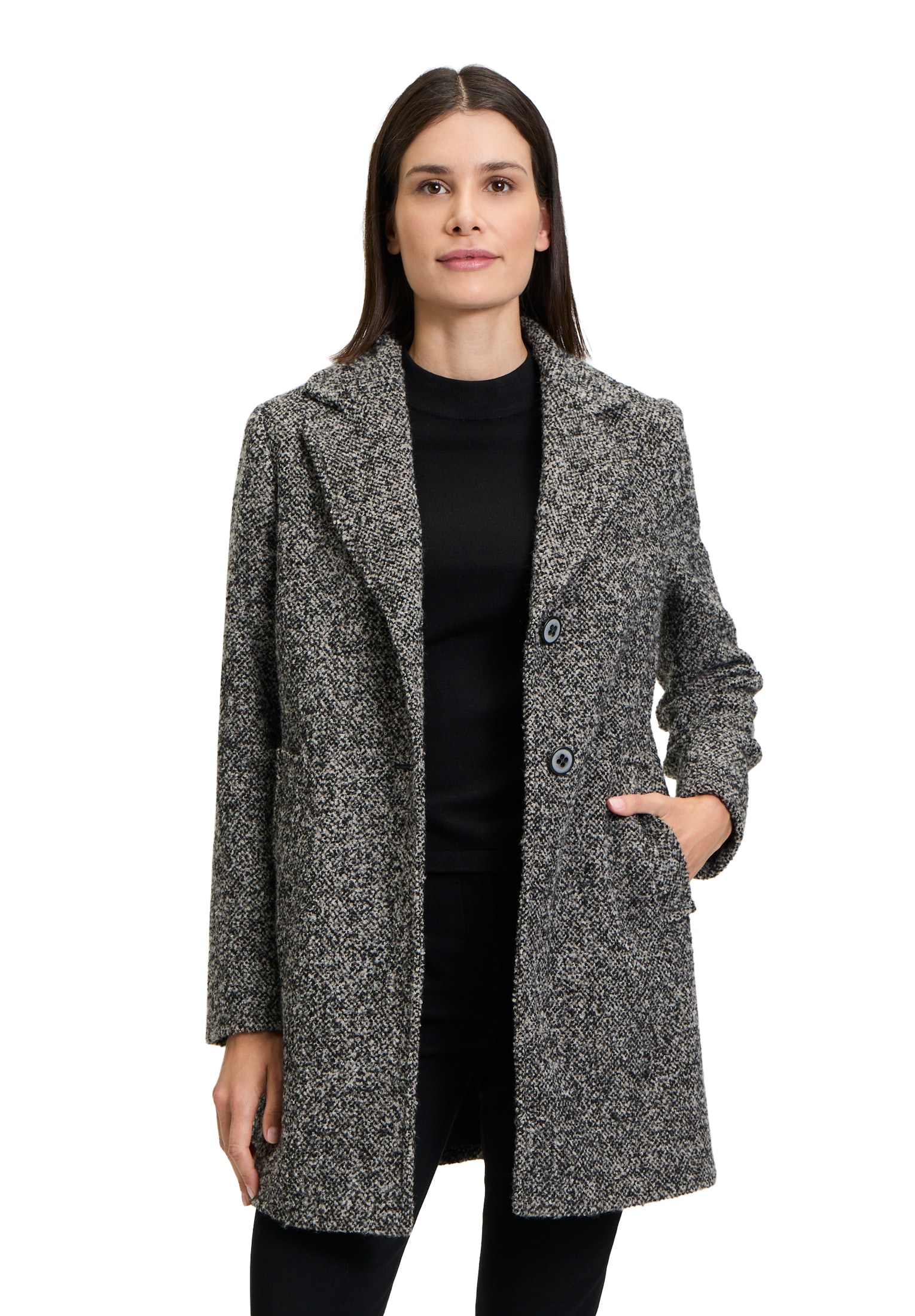 Gil Bret Wolljacke »Wollmantel mit abnehmbarem Westenteil«