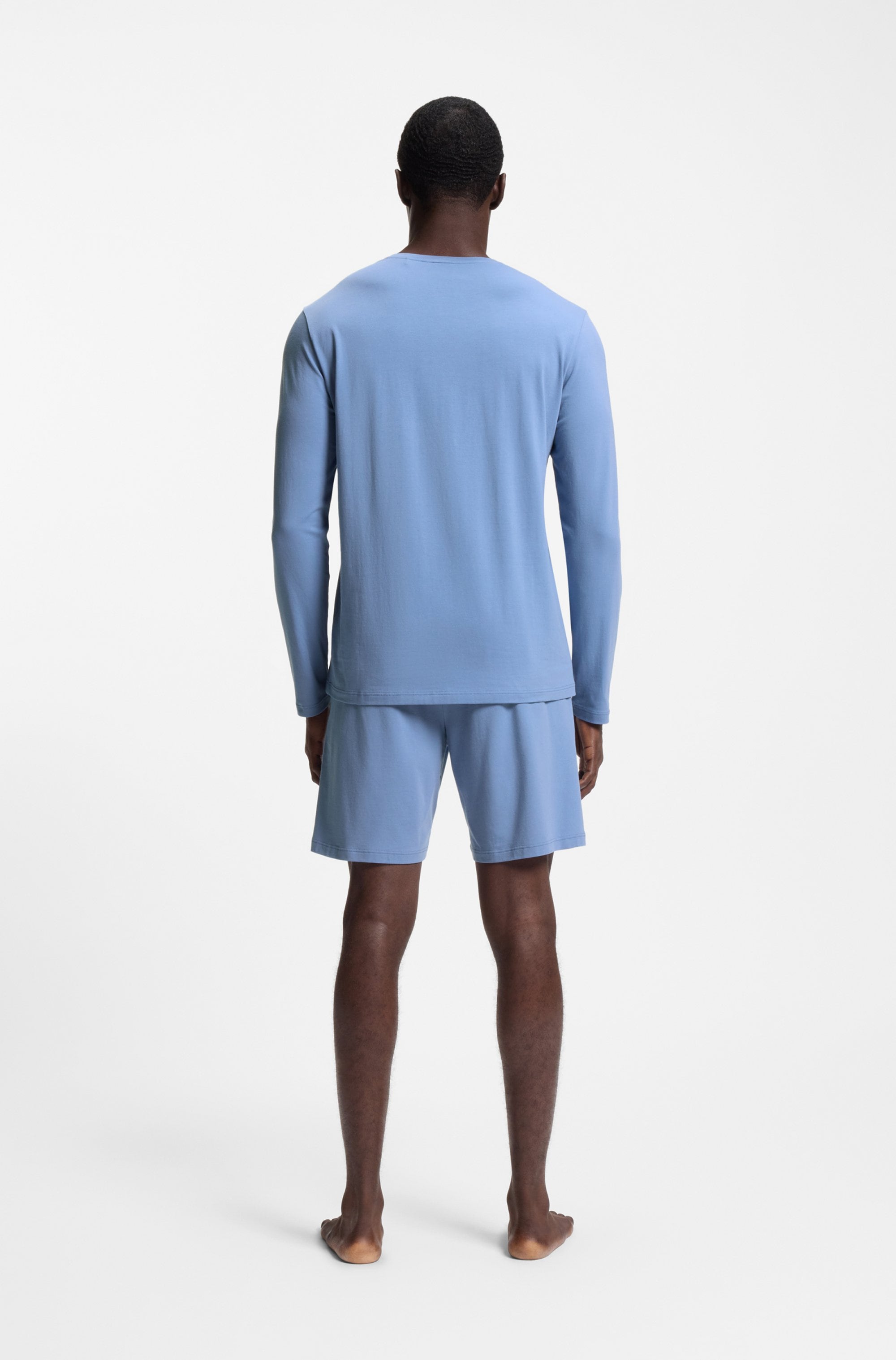 BOSS Langarmshirt »Mix&Match LS« mit Logoschriftzug