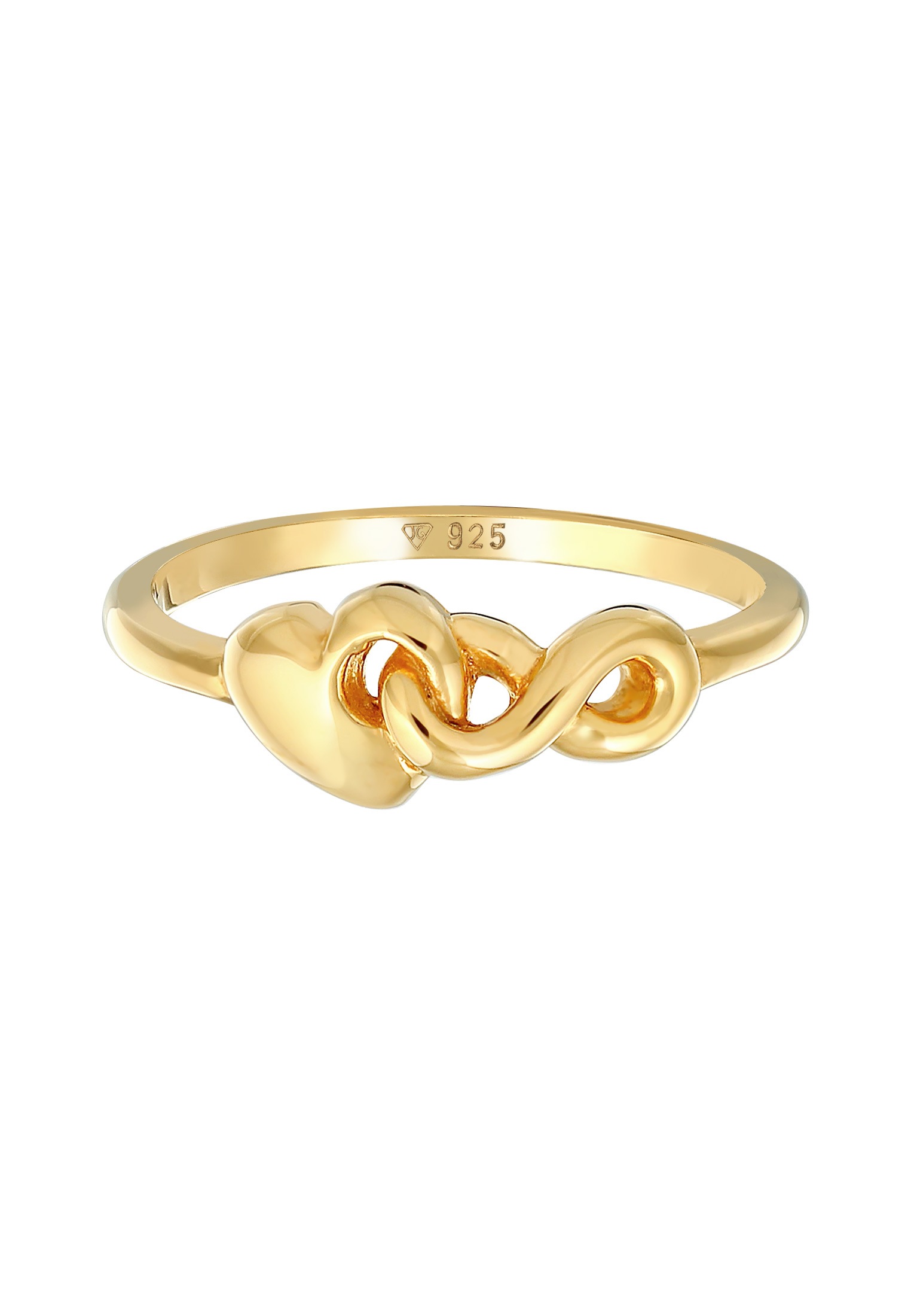 Elli Silberring »Ring Herz Infinity Ring Liebe 925 Silber«