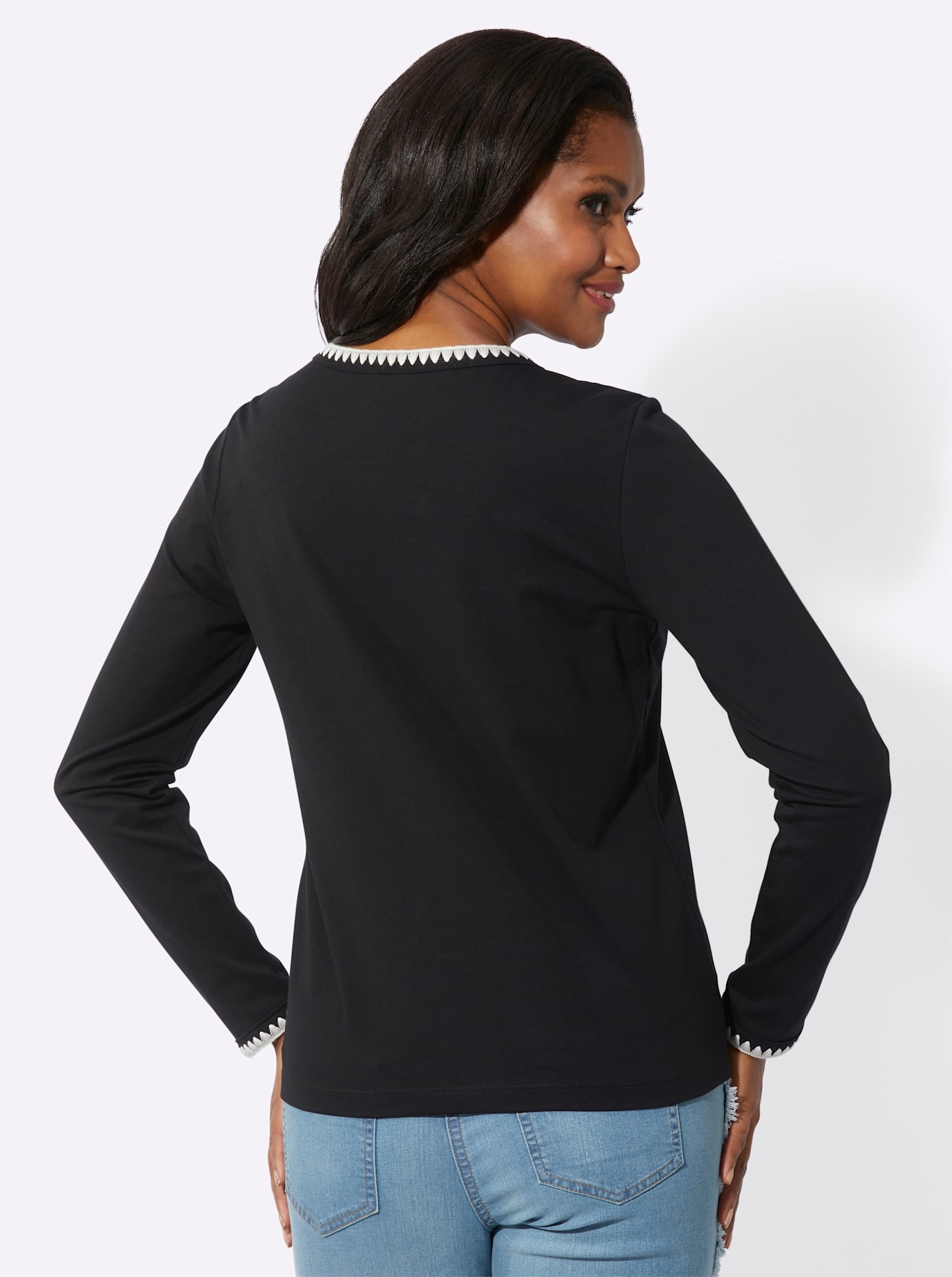 Inspirationen Langarmshirt »Langarm-Shirt«, (1 tlg.)