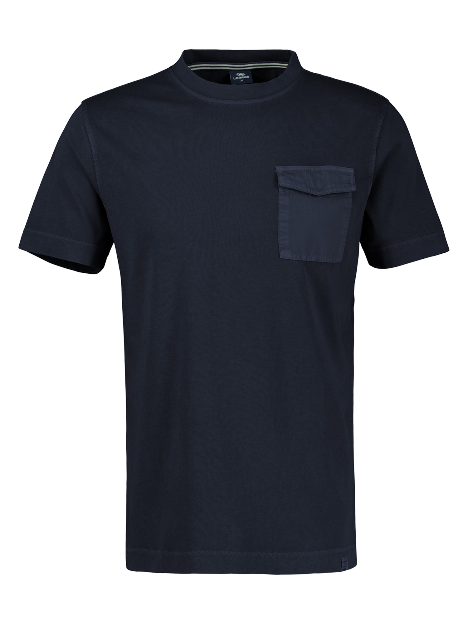 LERROS T-Shirt »T-Shirt mit O-Neck und Brusttasche«