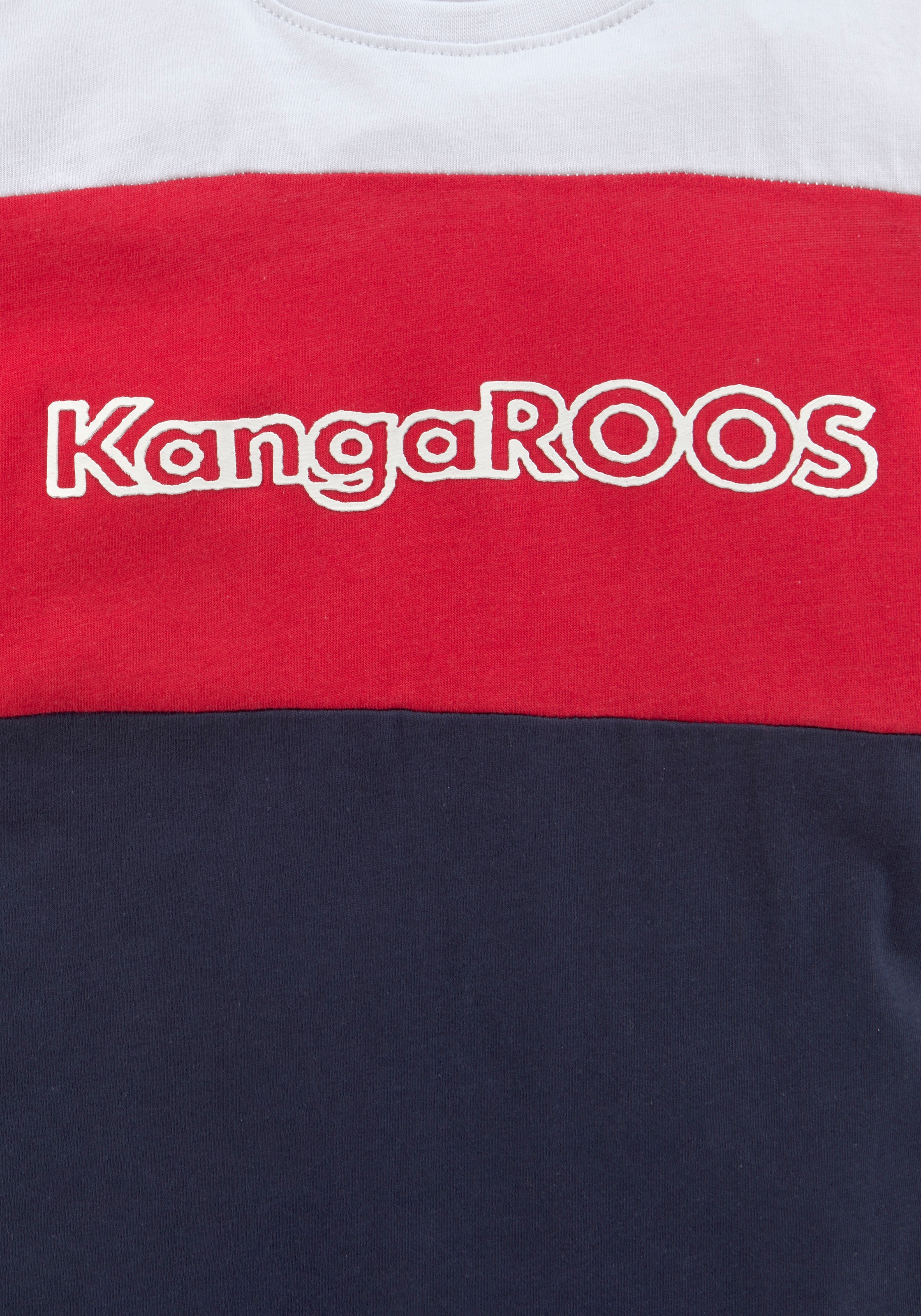KangaROOS T-Shirt »in Colorblockdesign« bei OTTO