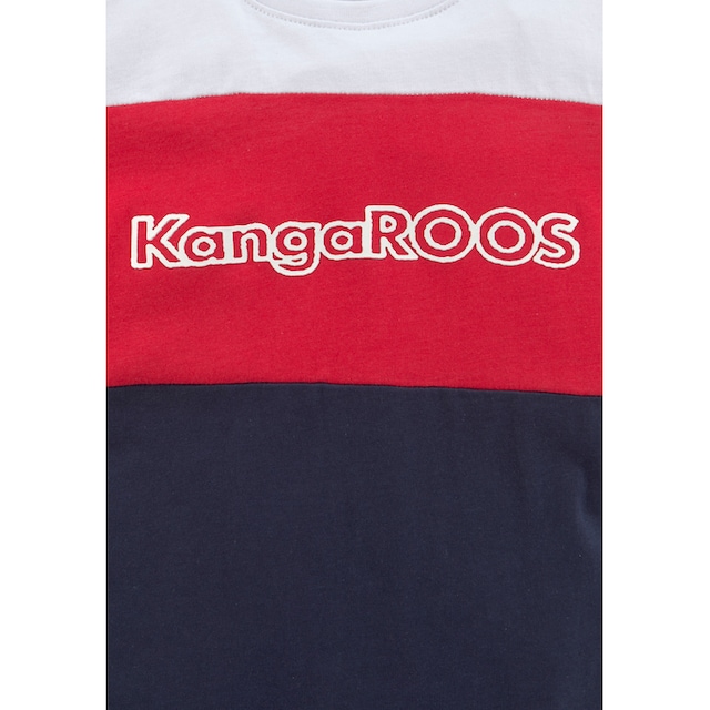 KangaROOS T-Shirt »in Colorblockdesign« bei OTTO