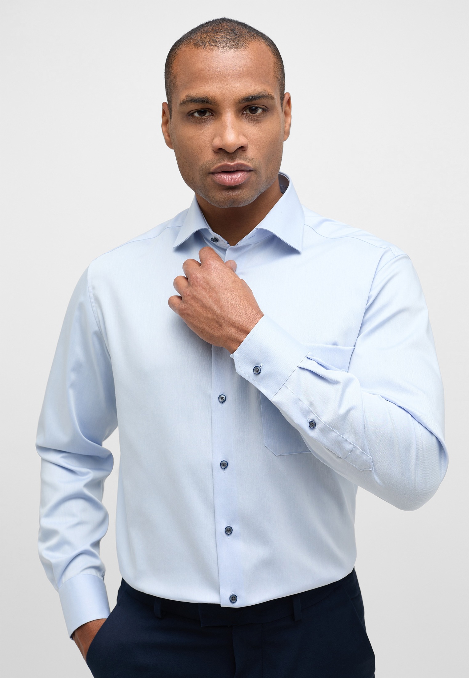 Eterna Langarmhemd »COMFORT FIT«, NON IRON (bügelfrei)