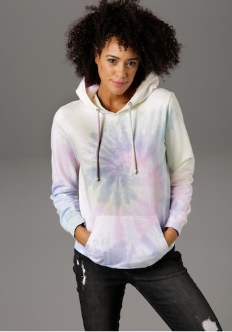 Aniston CASUAL Sweatshirt, mit pastellfarbenen Batik-Druck kaufen
