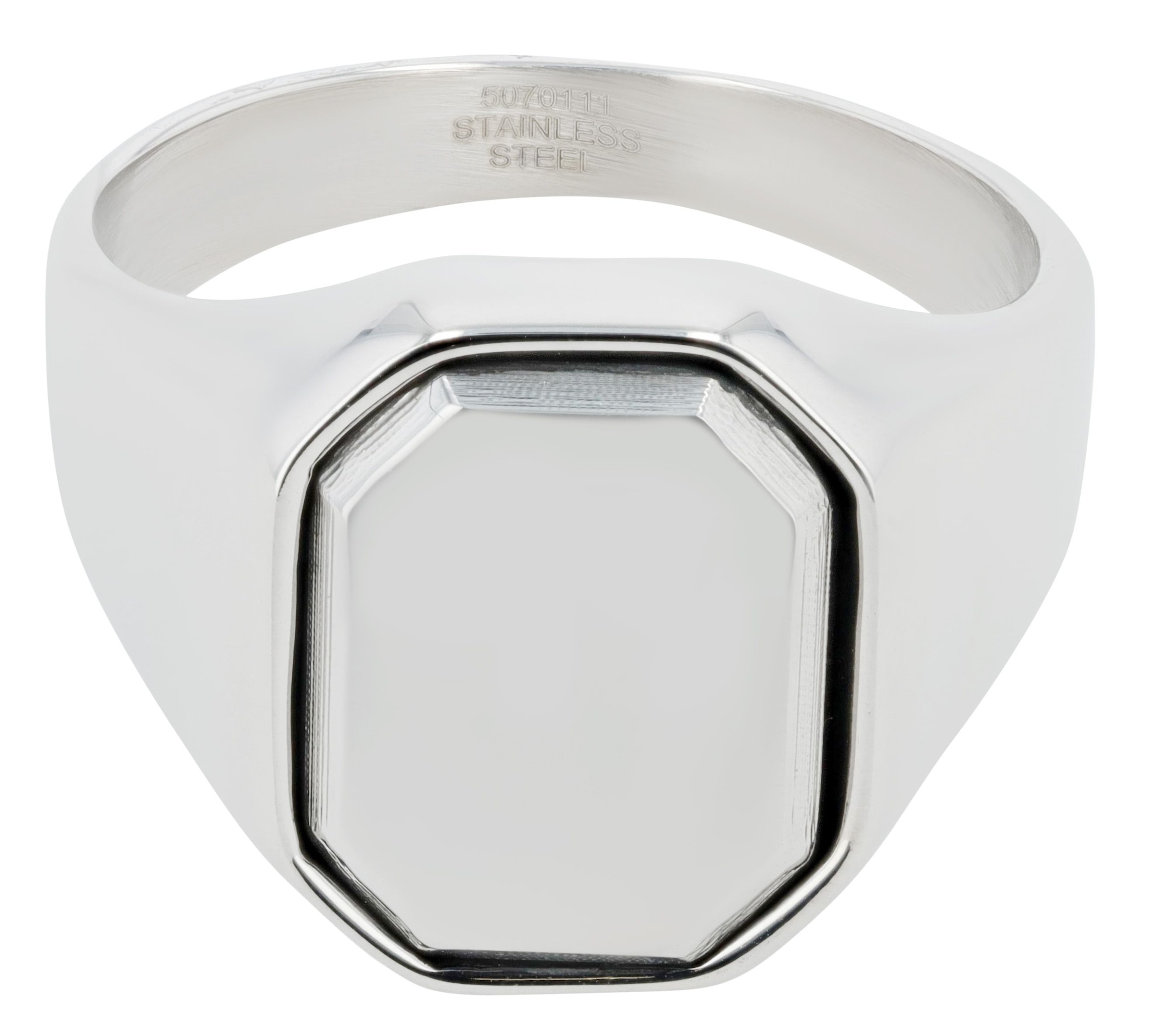 Adelia´s Fingerring »Herren Ring aus Edelstahl«