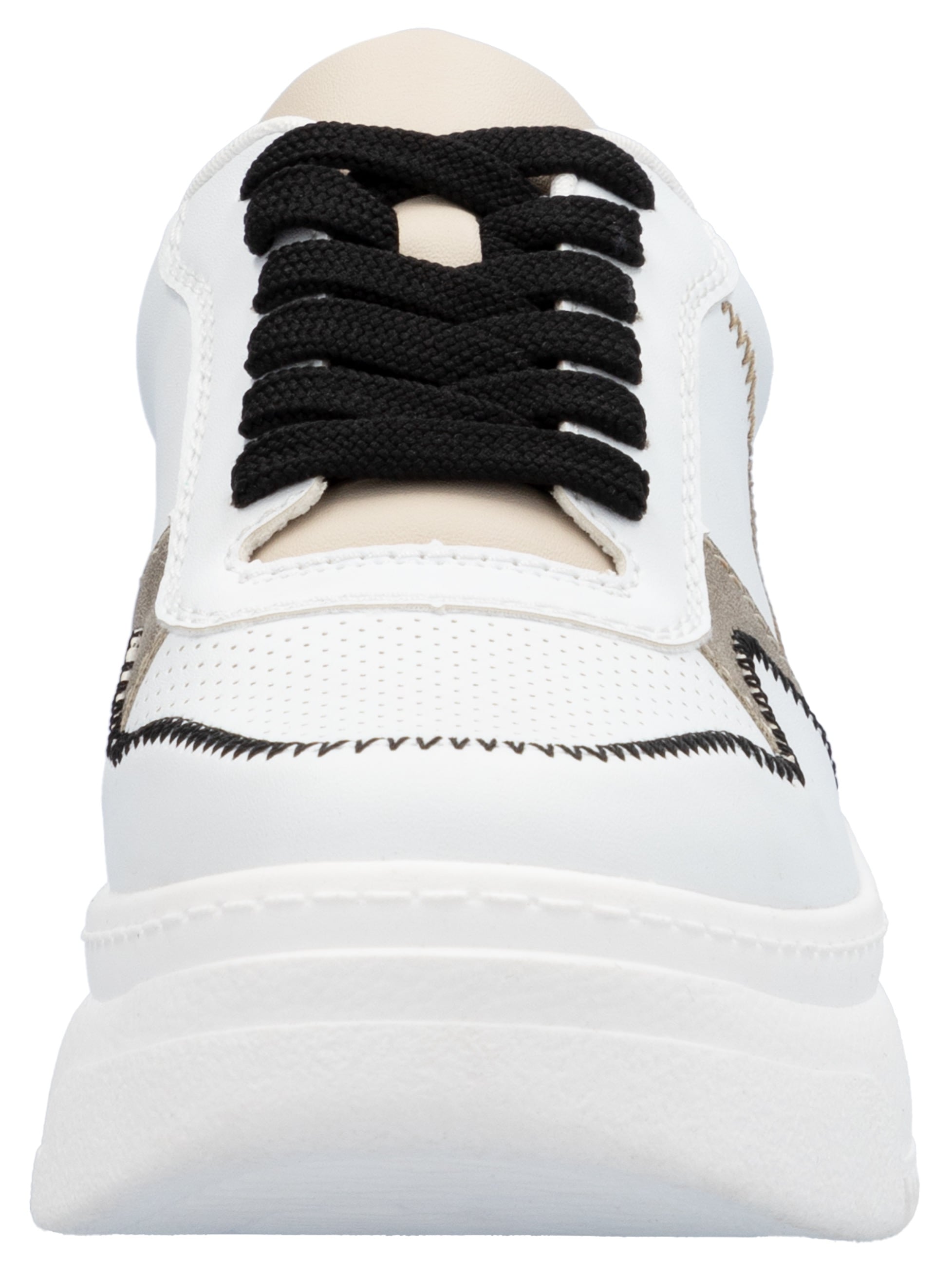 Rieker Plateausneaker, Keilsneaker, Schnürschuh, Halbschuh mit modischen Kontrastdetails