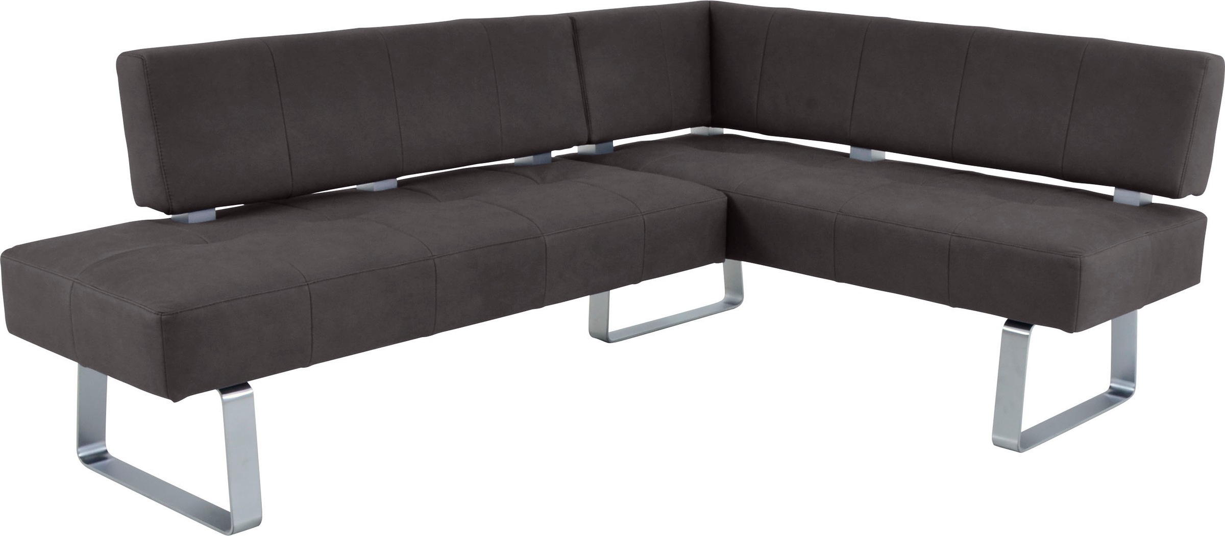 K+W Komfort & Wohnen Eckbankgruppe »Spider II« Set, 4 Stk. tlg. langer Schenkel 195cm, 2 Freischwinger, Auszugstisch in Breite 120 cm