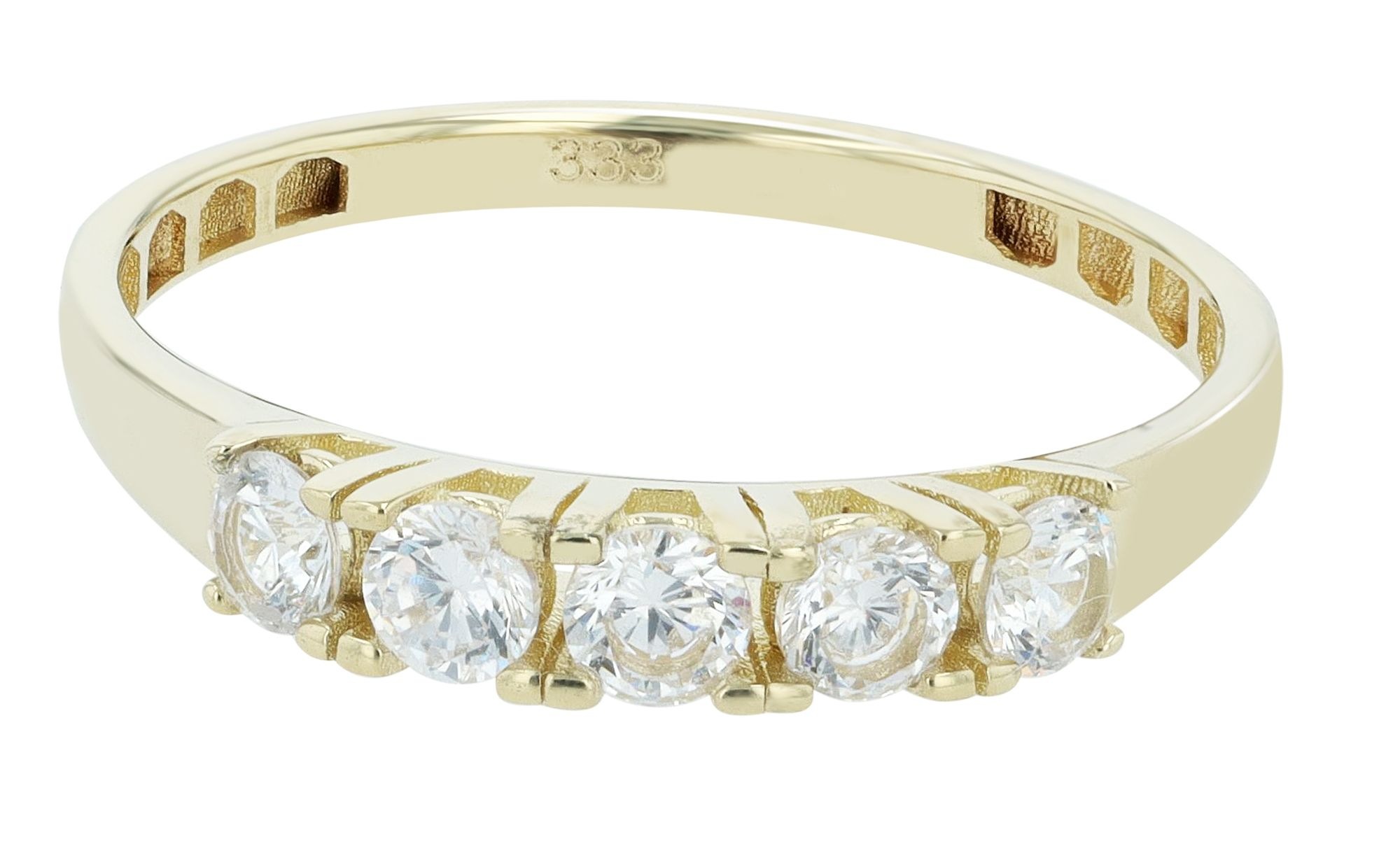 Adelia´s Fingerring »Damen Ring aus 333 Gold mit Zirkonia«