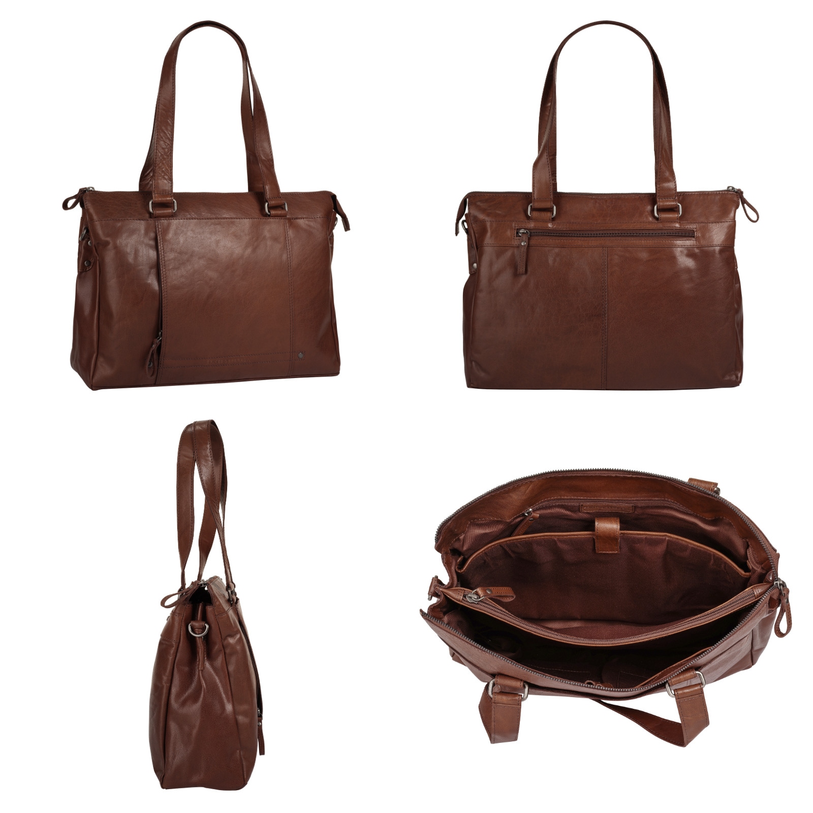 Spikes & Sparrow Shopper, echt Leder