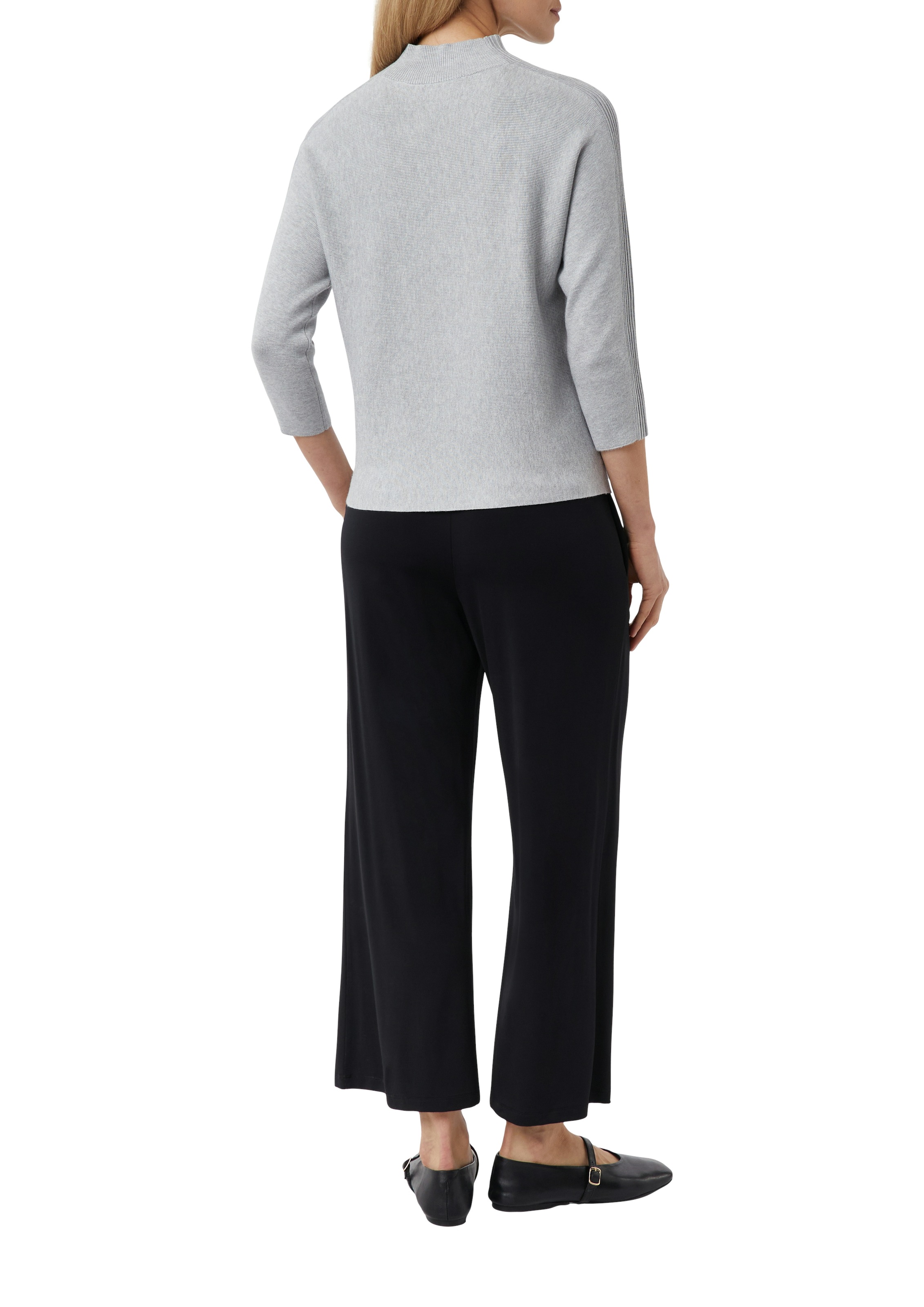 Comma Strickpullover, mit Fledermausärmeln