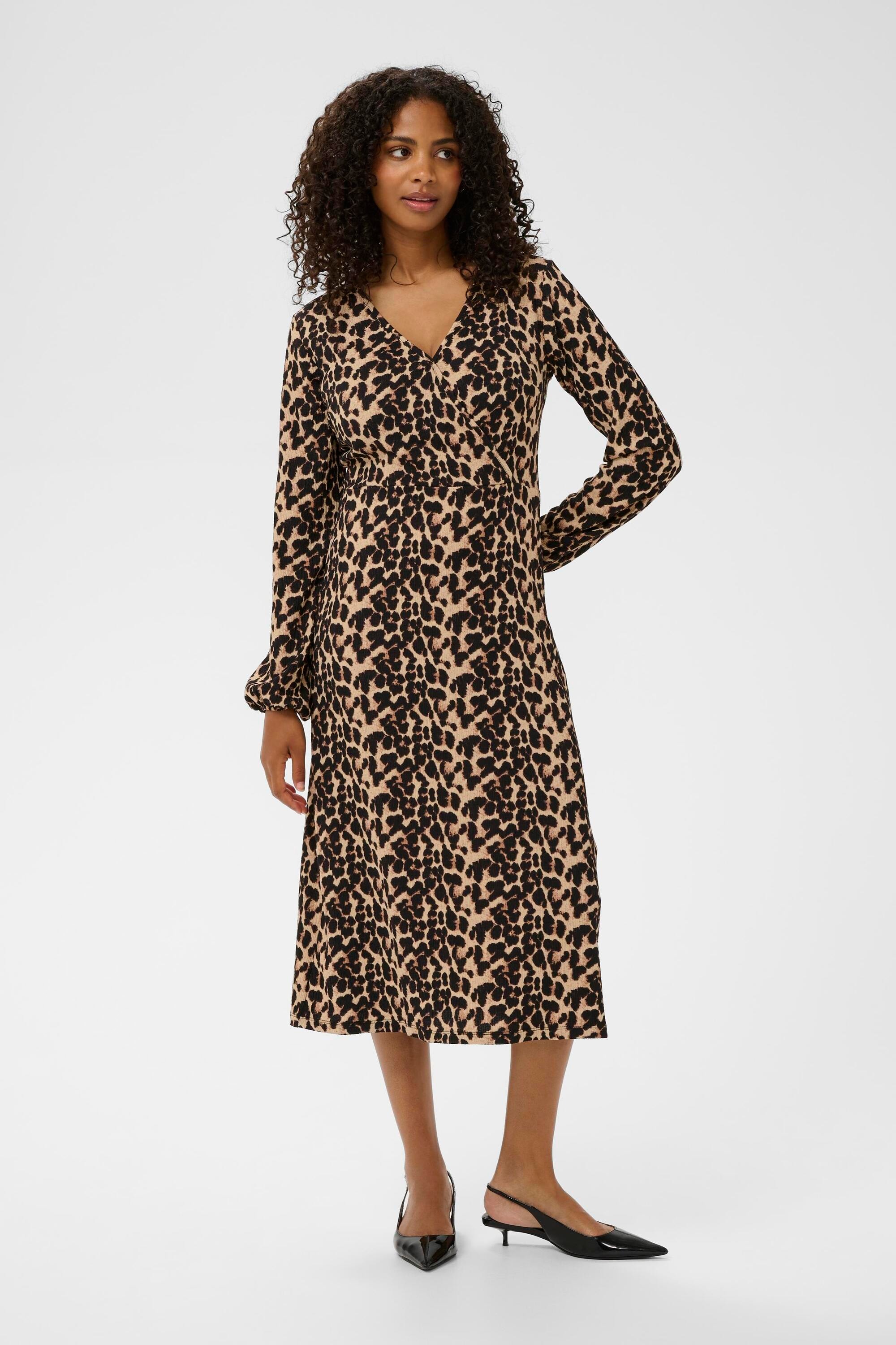 KAFFE Midikleid »Damen Kleid KAkatrine«