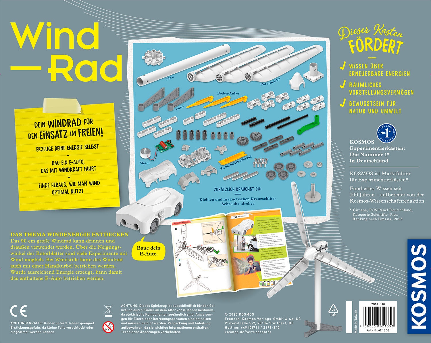 Kosmos Experimentierkasten »Windrad«