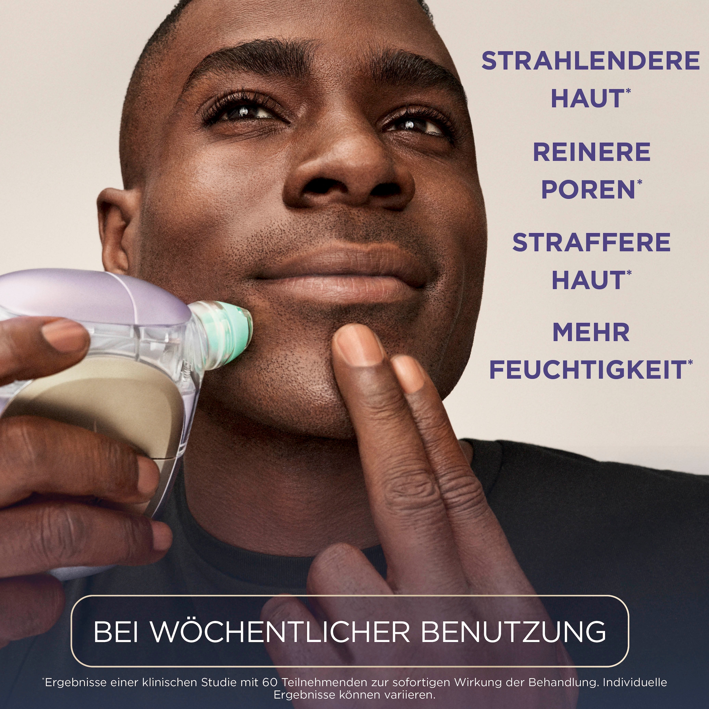 Shark Elektrische Gesichtsreinigungsbürste »FH320EUPL Facial Pro Glow« Hydro-Gesichtspflegesystem für Zuhause