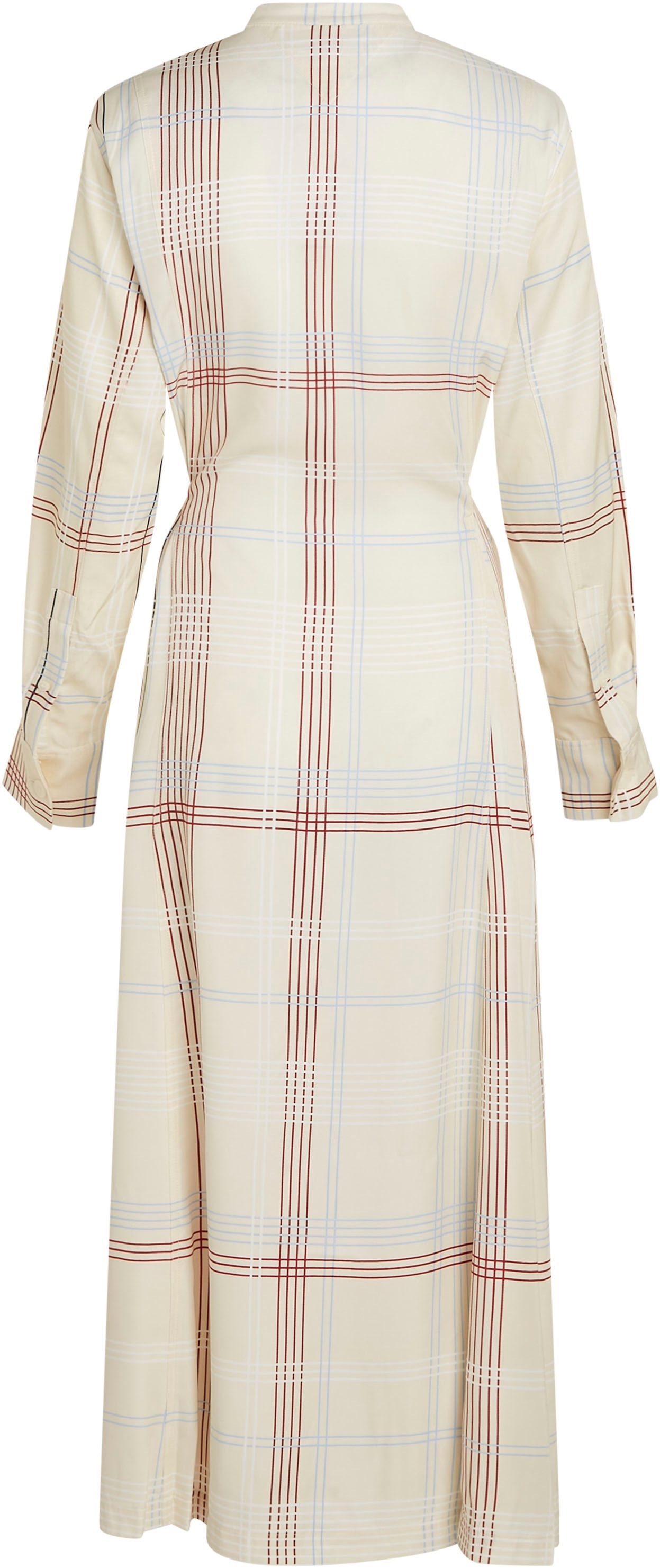 Tommy Hilfiger Blusenkleid »RWB CHECK FLUID MIDI DRESS«, (Global Serie TH WOMEN), im Karodessin