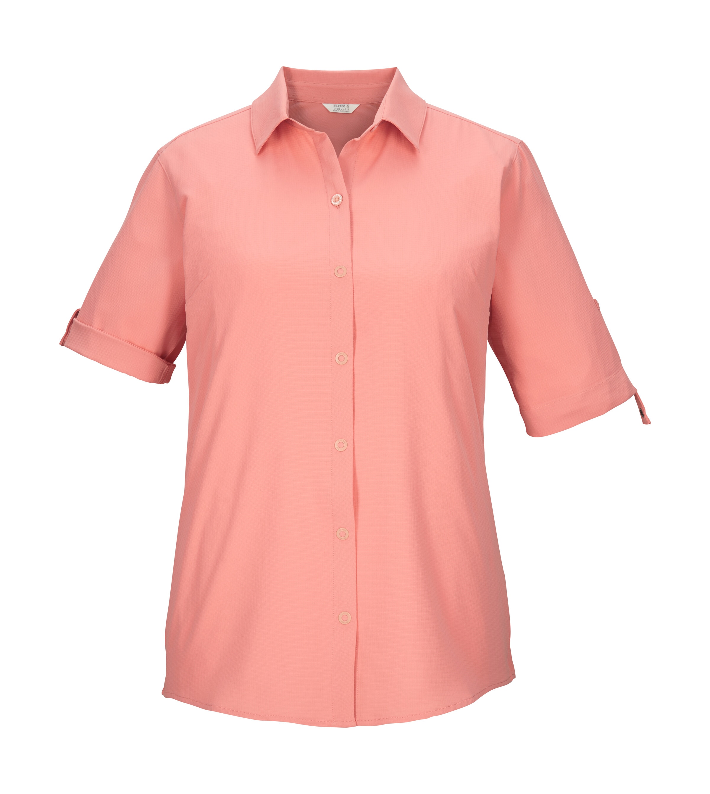 Killtec Funktionshemd »KOS 85 WMN WVN SHRT« Schnelltrocknende Bluse, krempelbare Ärmel, vielseitig kombinierbar