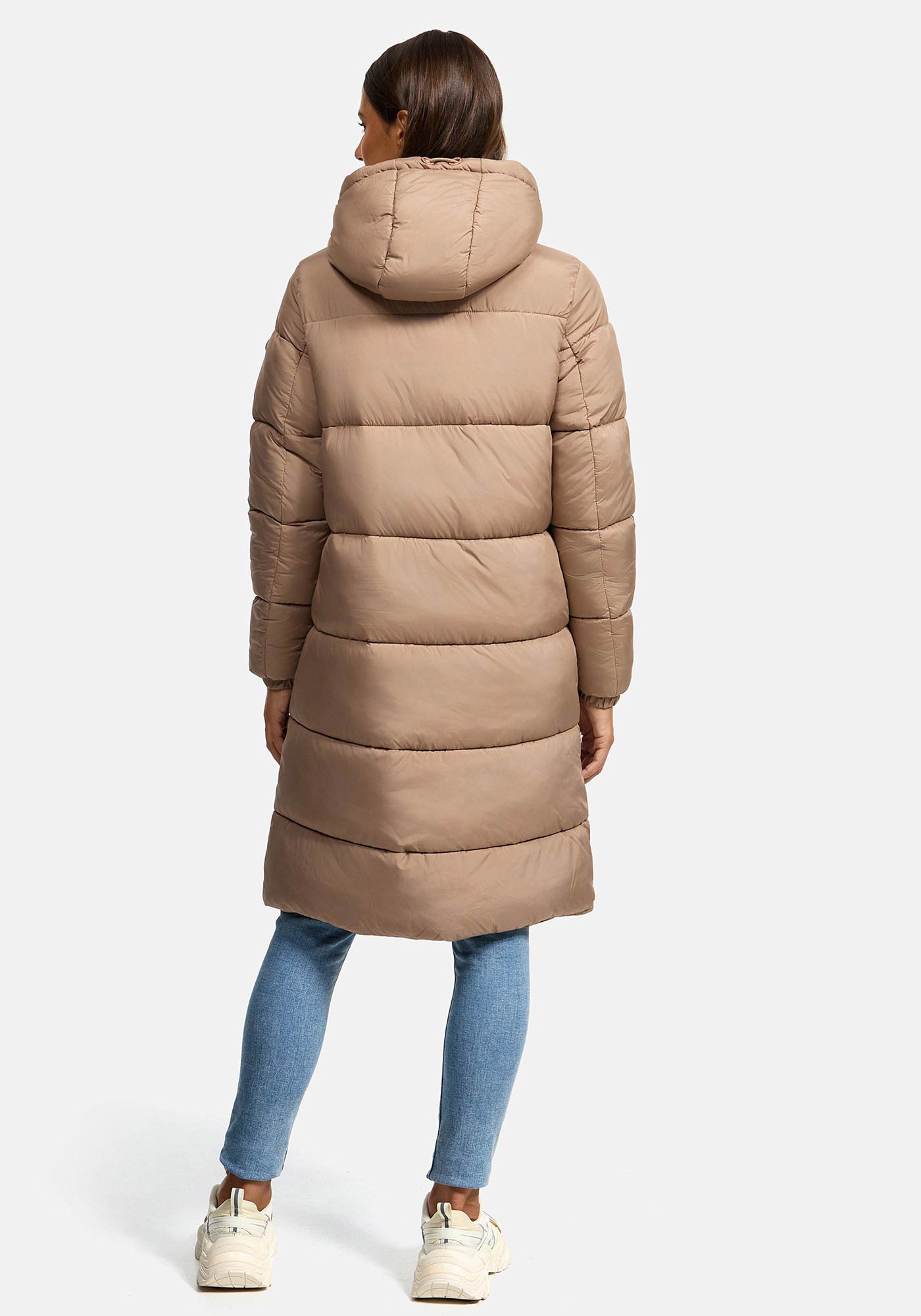 Marikoo Winterjacke »Marikoo Nomadiaa lange Damen Winterjacke N024«