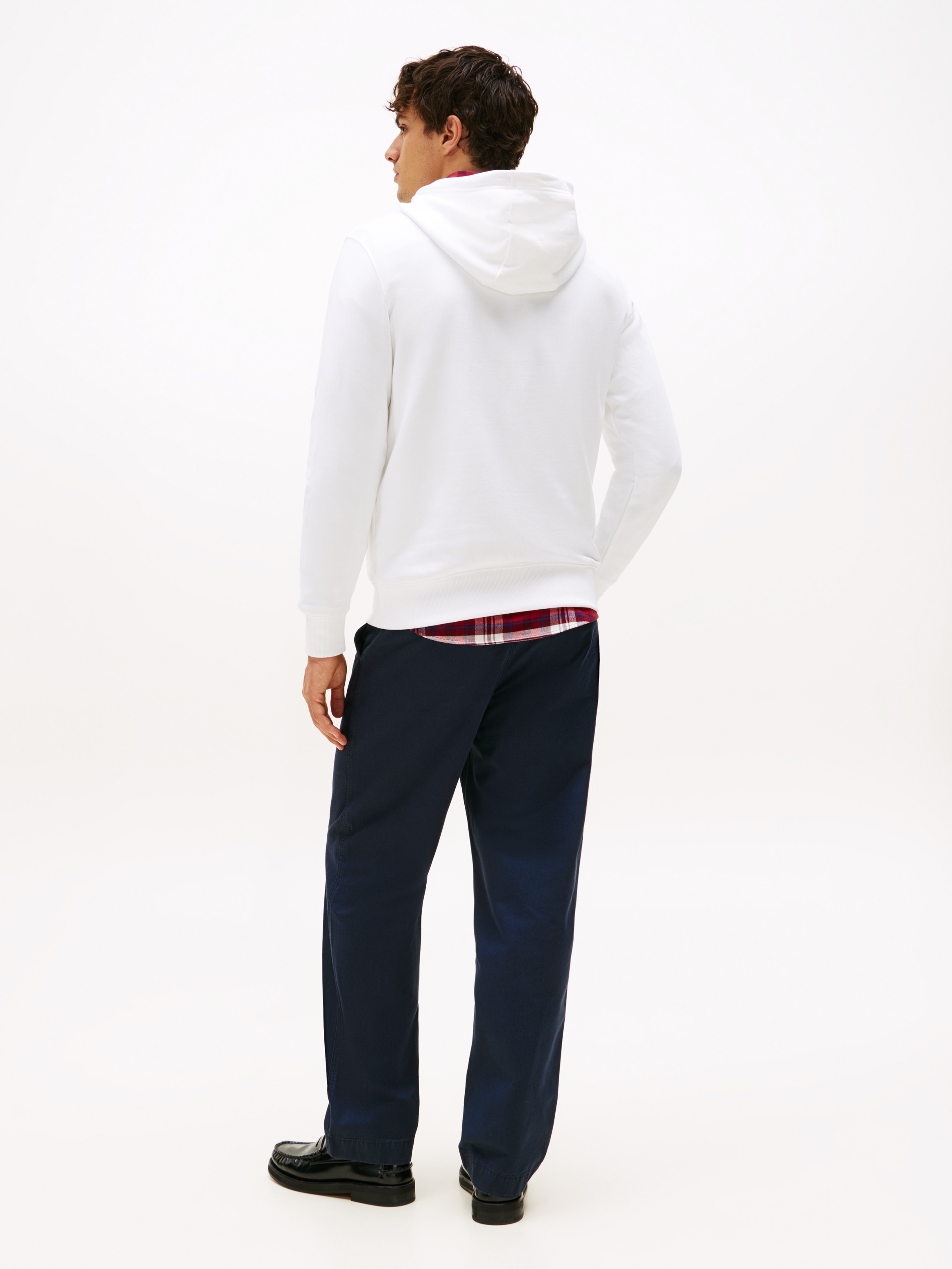 Tommy Hilfiger Kapuzensweatshirt »LINEAR FLAG GRAPHIC«, Regular Fit, Hoodie, Kapuze mit Tunnelzug
