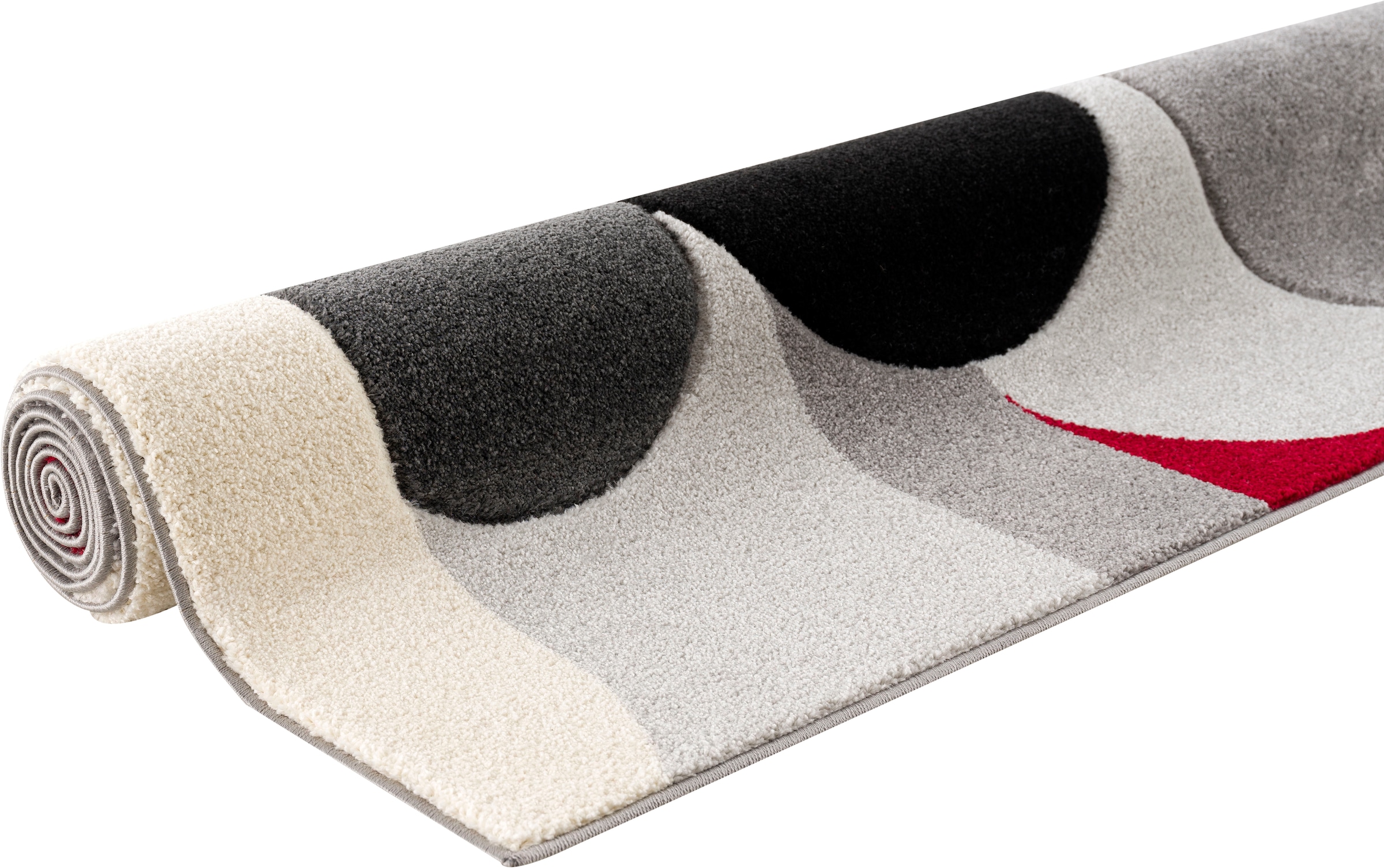 my home Teppich »Pautz«, wende-Teppich OTTO Hoch- handgearbeiteter bei Tief-Effekt, kaufen Konturenschnitt, rechteckig
