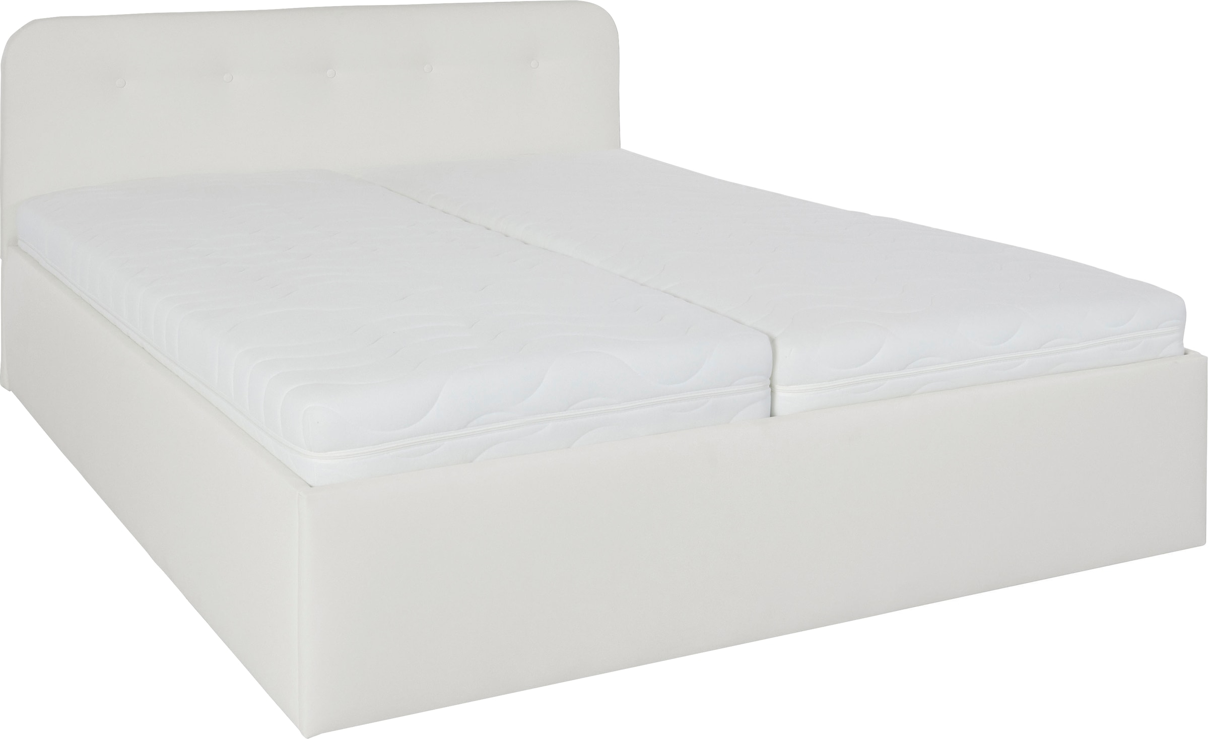 Westfalia Schlafkomfort Polsterbett »Rostock« auch mit Stauraum und Kopfteilverstellung erhältlich