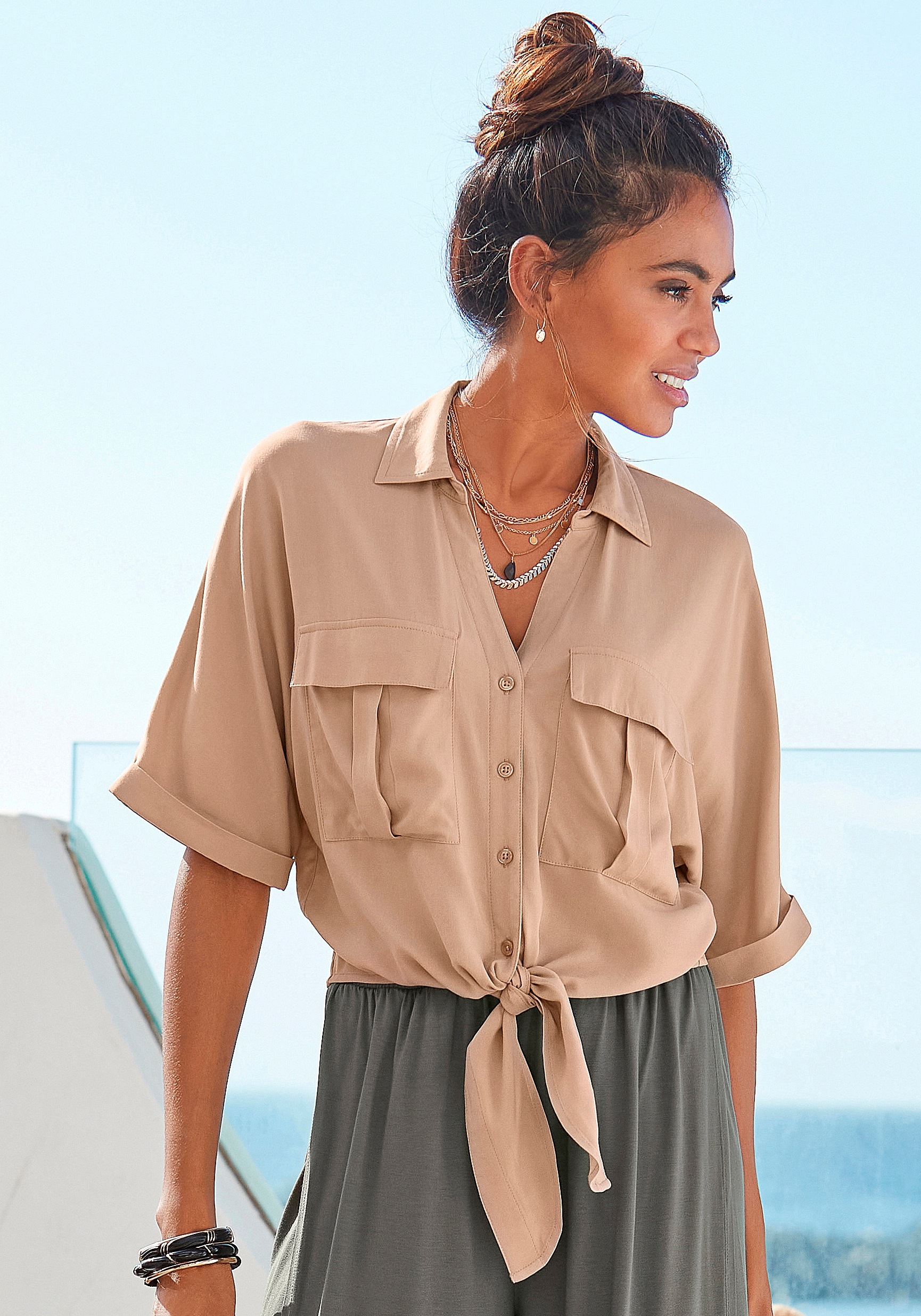 Viskose-Bluse Moderne Blusen online bei kaufen aus | OTTO Viskose
