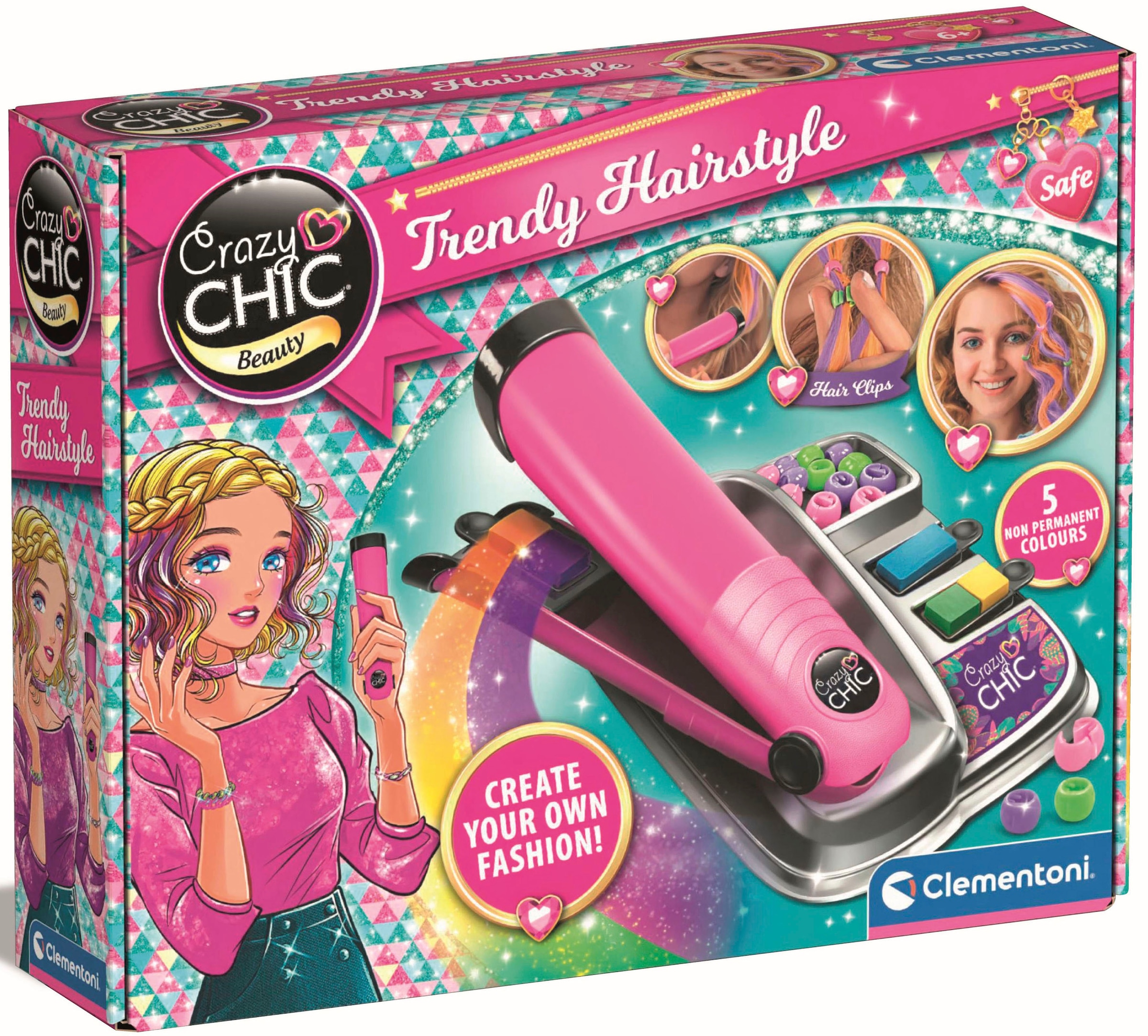 Kreativset »Crazy Chic, Farb-Hairstyler«