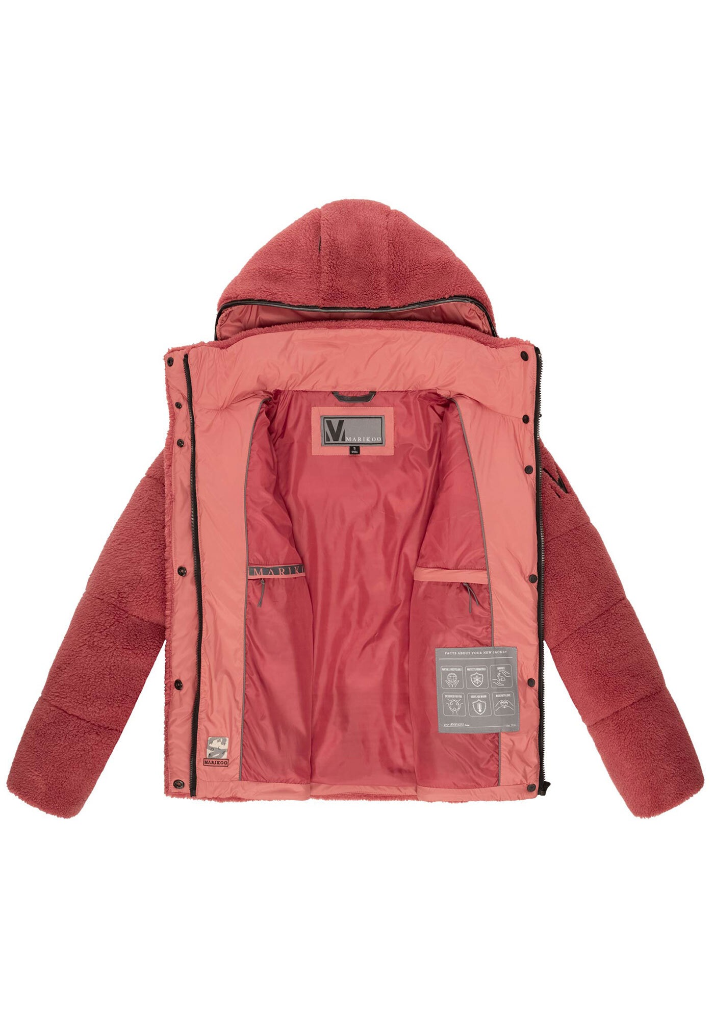 Marikoo Winterjacke »Marikoo Kaguraa Damen Winterjacke N030«