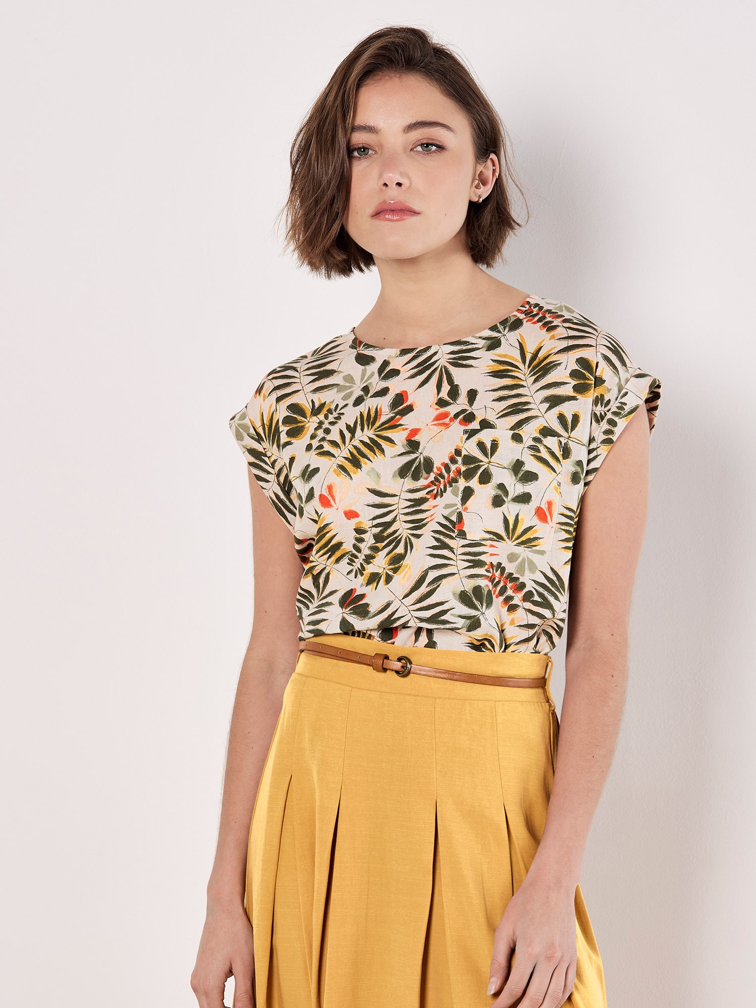 Apricot Druckbluse »Bluse« mit offenem Rücken