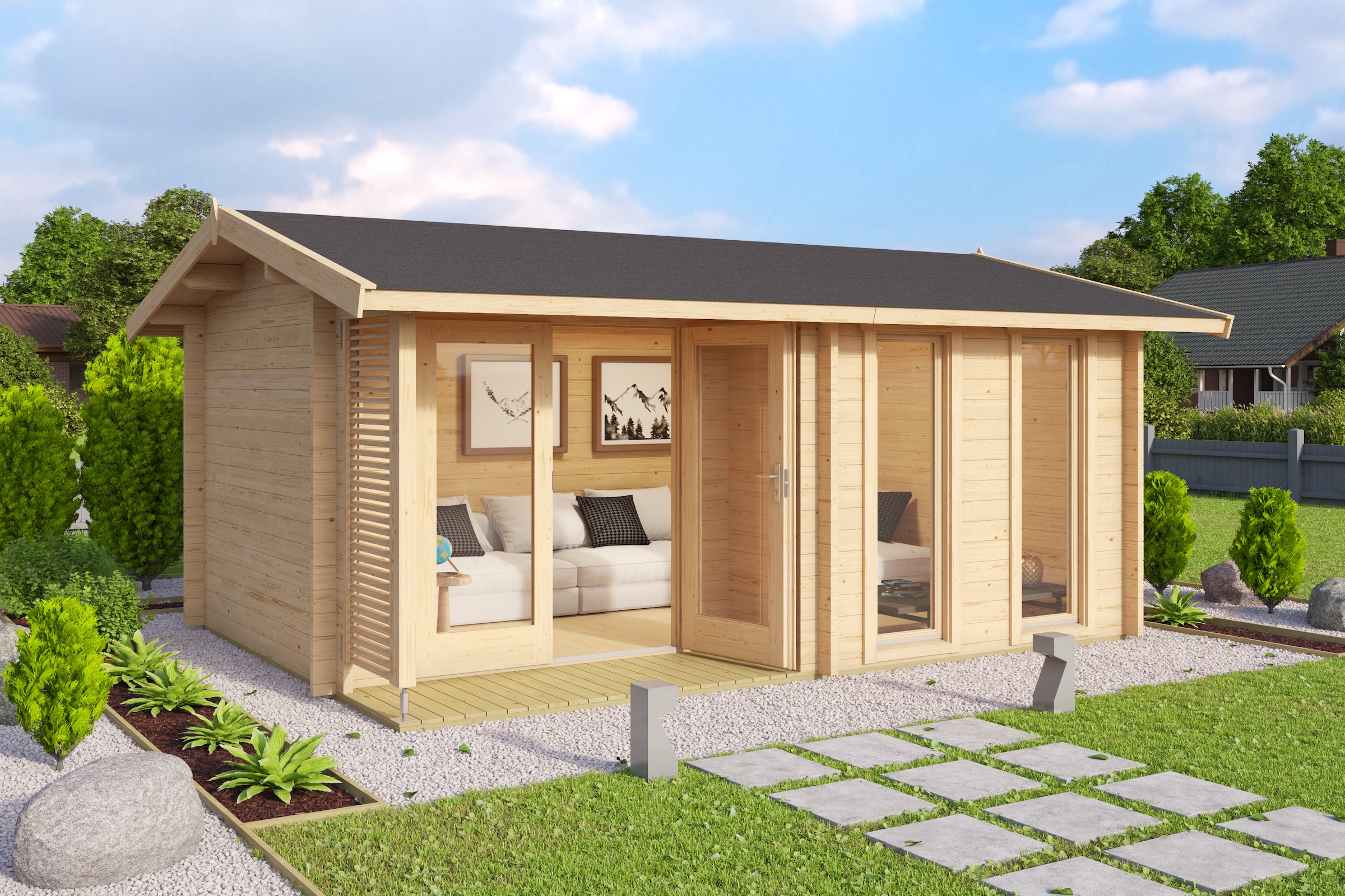 Nordic Holz Gartenhaus »HAMPSHIRE«