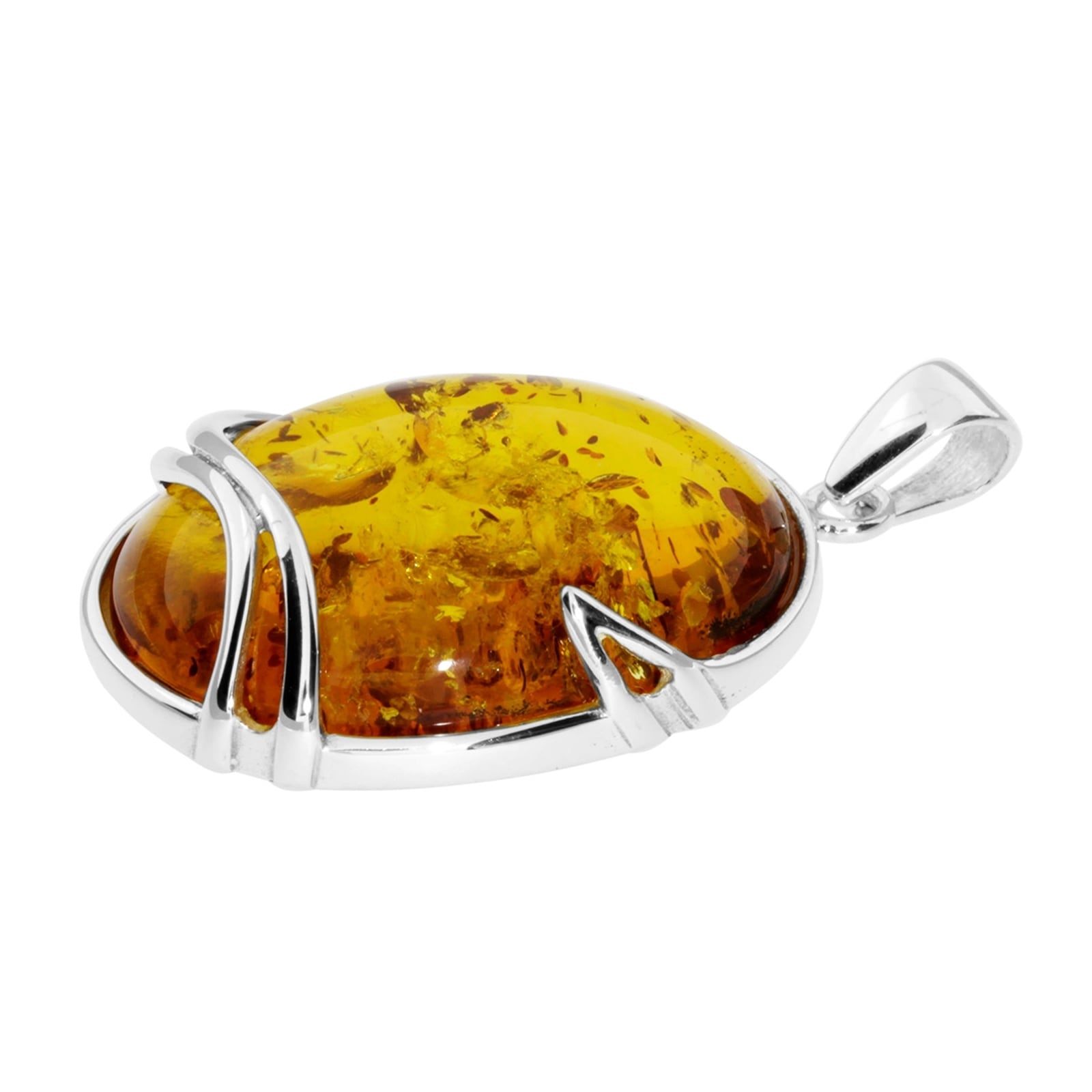 OSTSEE-SCHMUCK Kettenanhänger »- Lotte - Silber 925/000 - Bernstein«