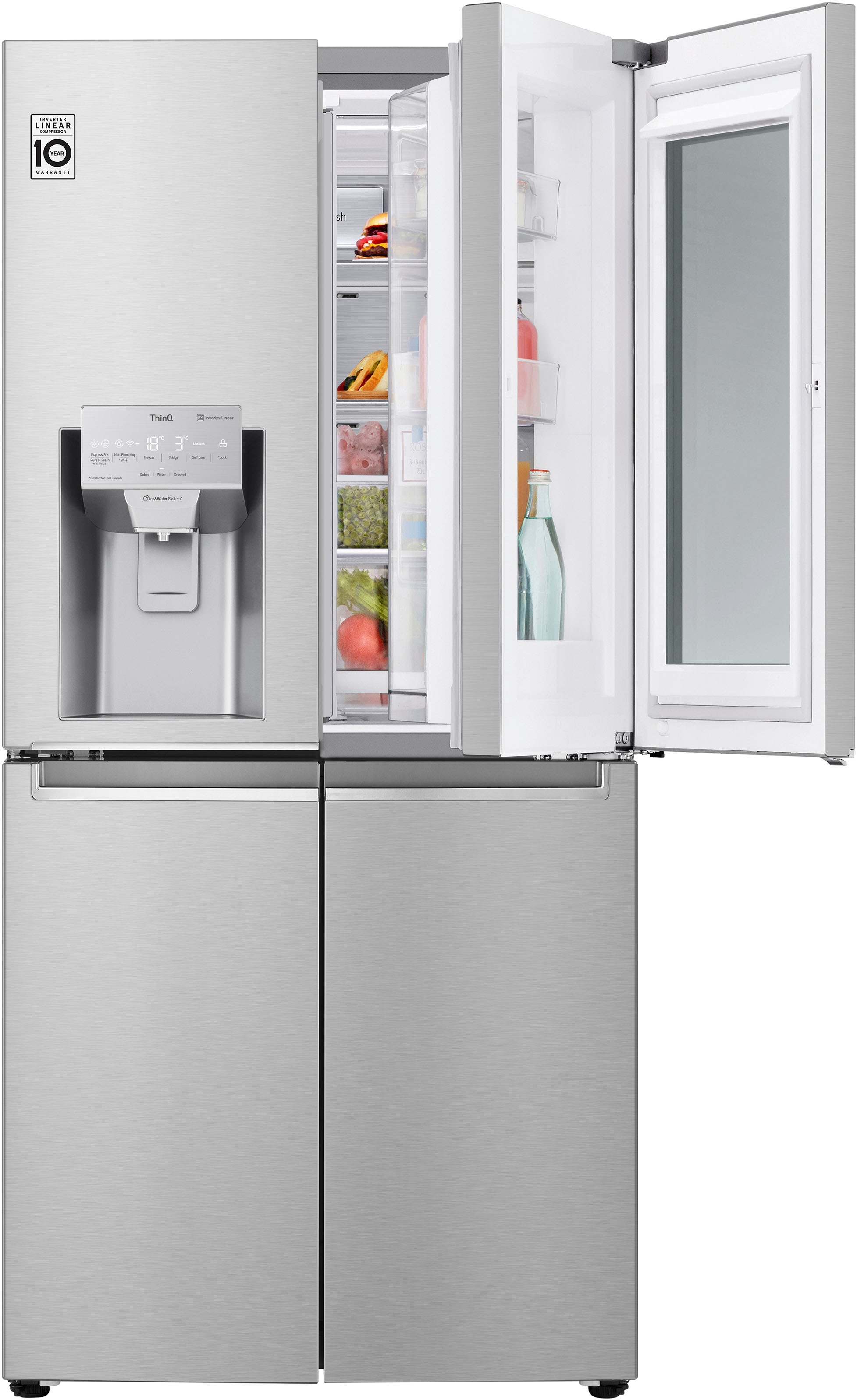 LG Multi Door »GMX844BSBF«, InstaView™