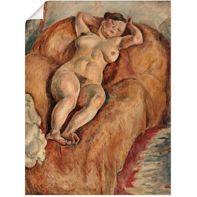 Artland Wandbild »Liegender Frauenakt«, Erotische Bilder, (1 St.), als  Alubild, Leinwandbild, Wandaufkleber oder Poster in versch. Größen kaufen  bei OTTO