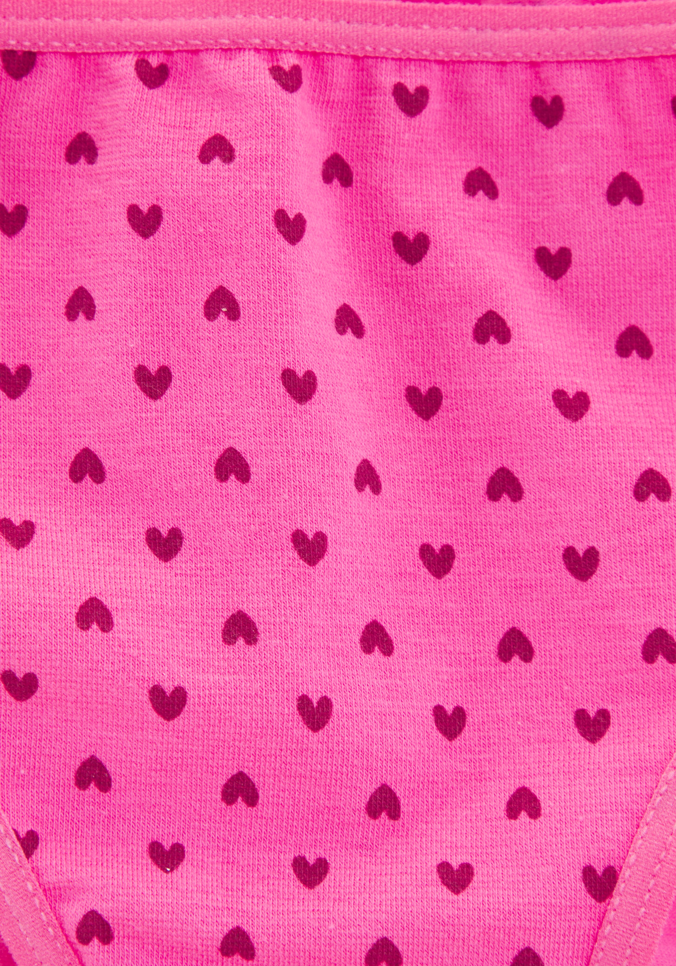 petite fleur Bikinislip Packung, 8 Stk. mit Sternen-Print und unifarben