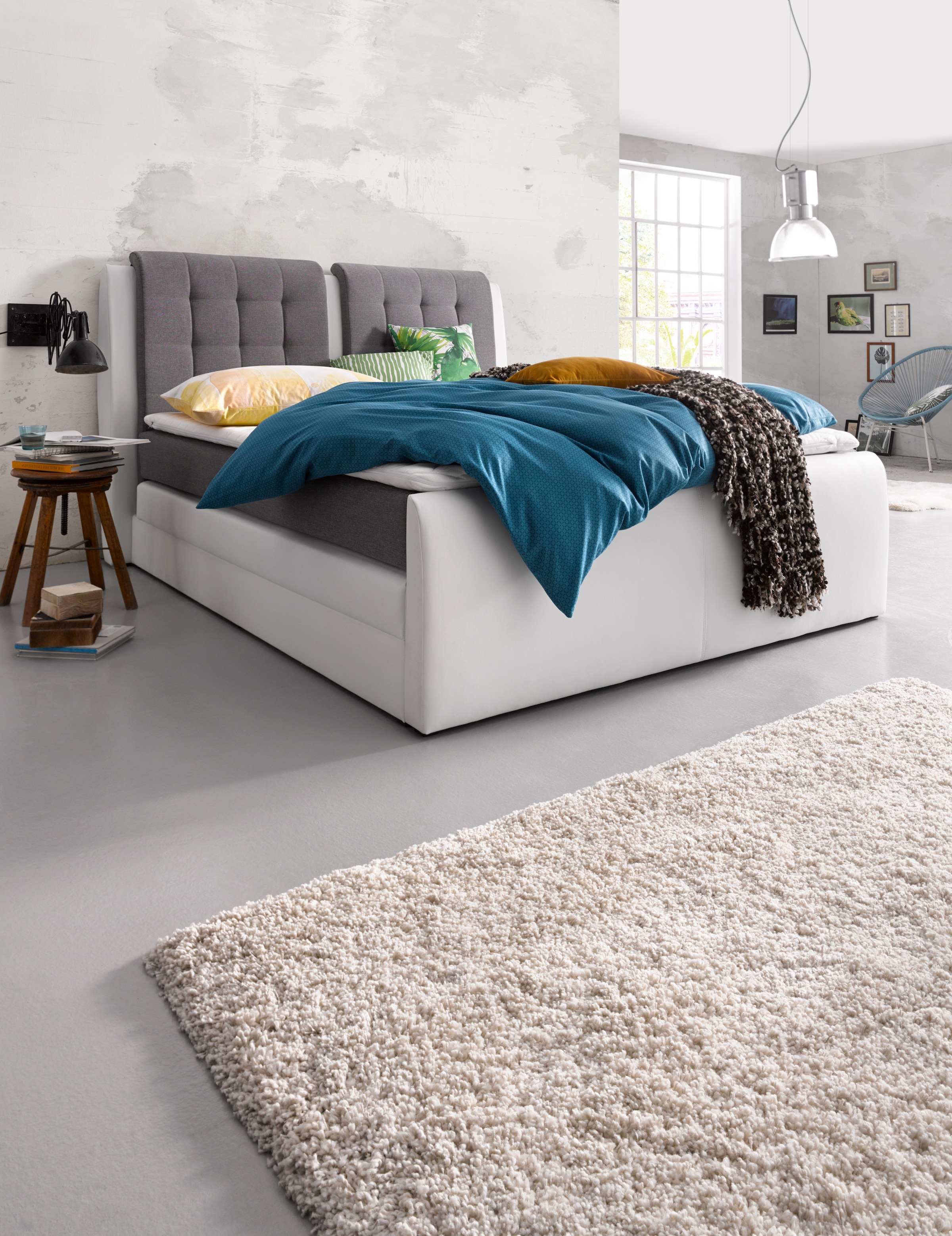 COLLECTION AB Boxspringbett »Rubene«, inkl. Bettkasten und Topper