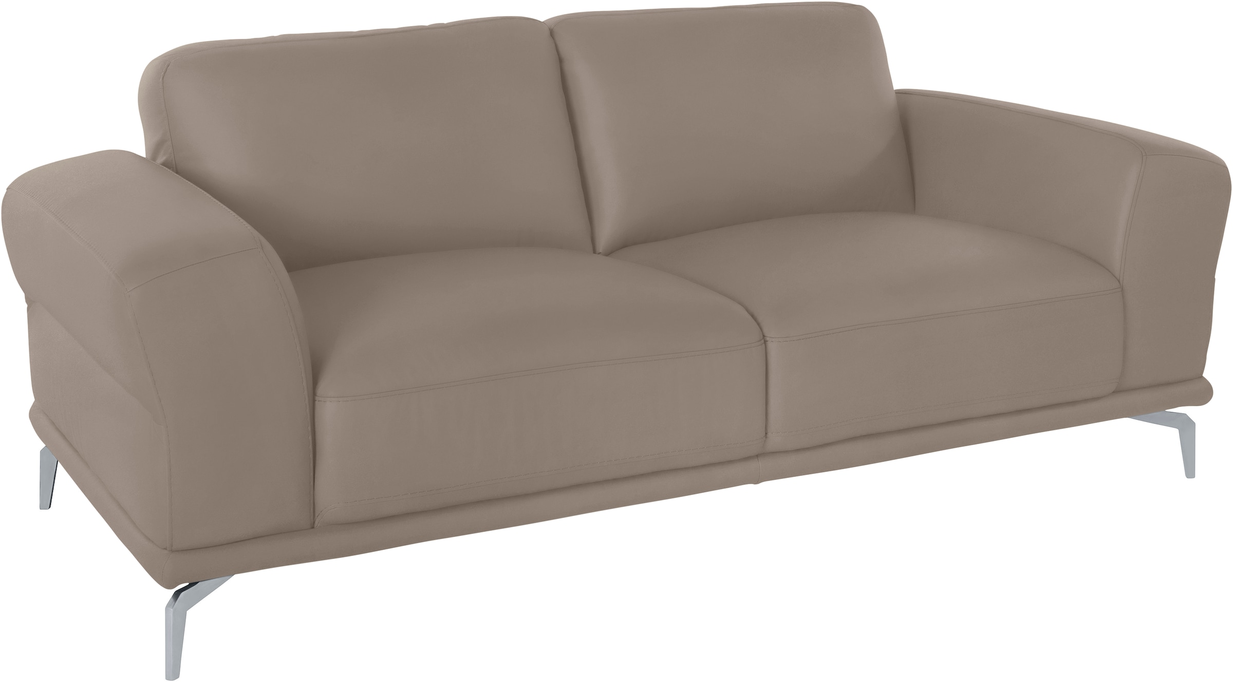 W.SCHILLIG 2-Sitzer »montanaa« mit Metallfüßen in Silber matt, Breite 192 cm