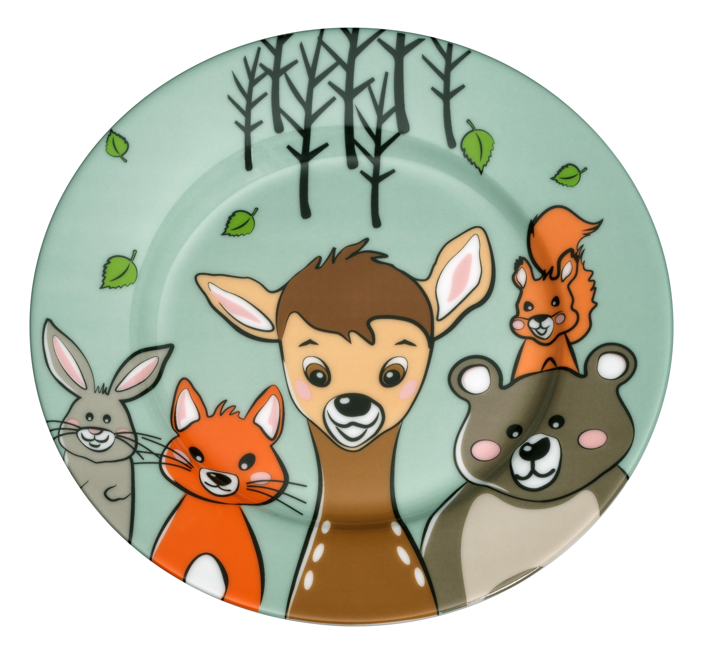 WMF Kindergeschirr-Set »Waldfreunde«, (Set, 6 tlg.), ab 3 Jahren, hygienisch, säurefest