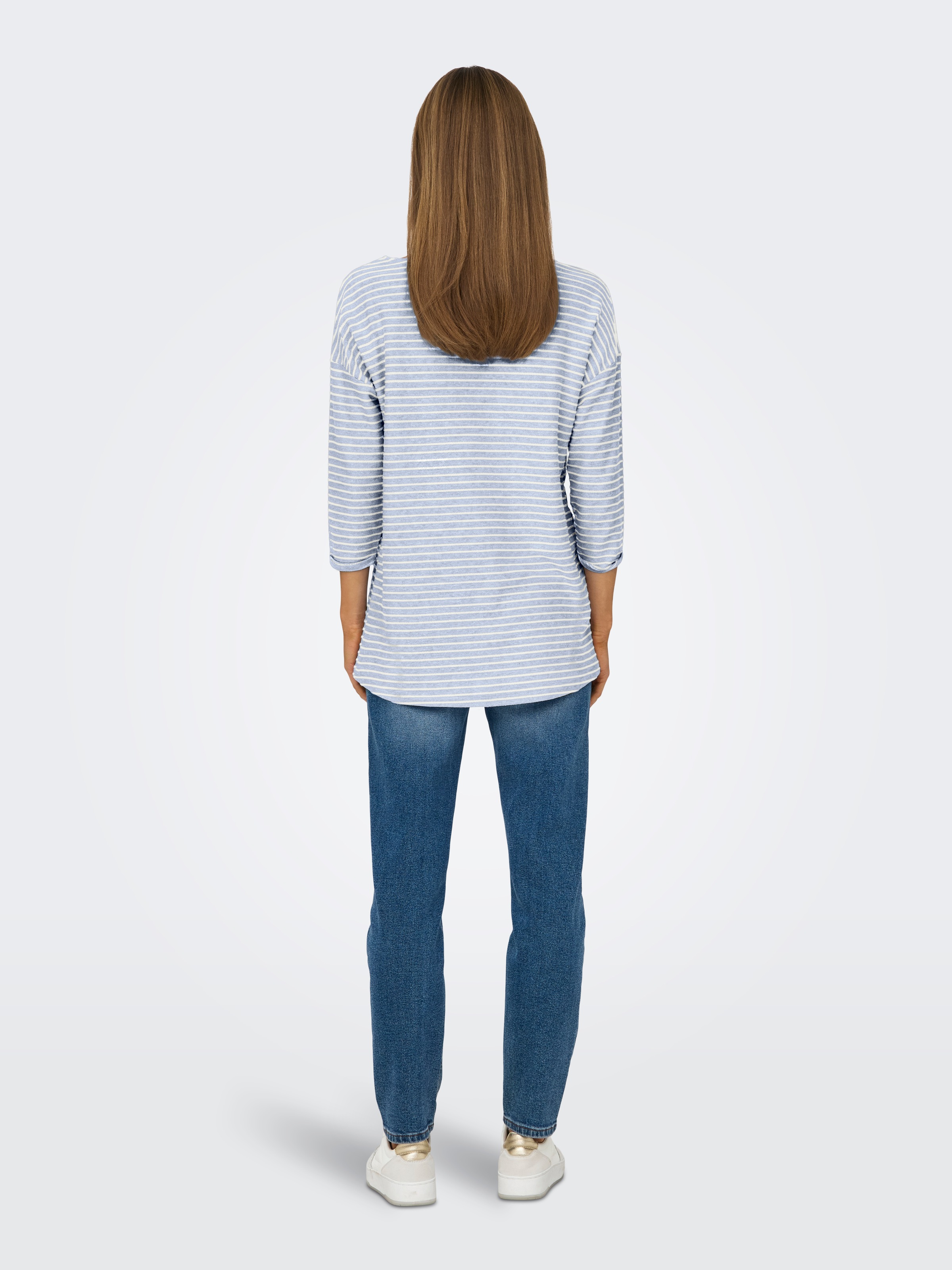 ONLY 3/4-Arm-Shirt »ONLELLY 3/4 BOATNECK TOP JRS«