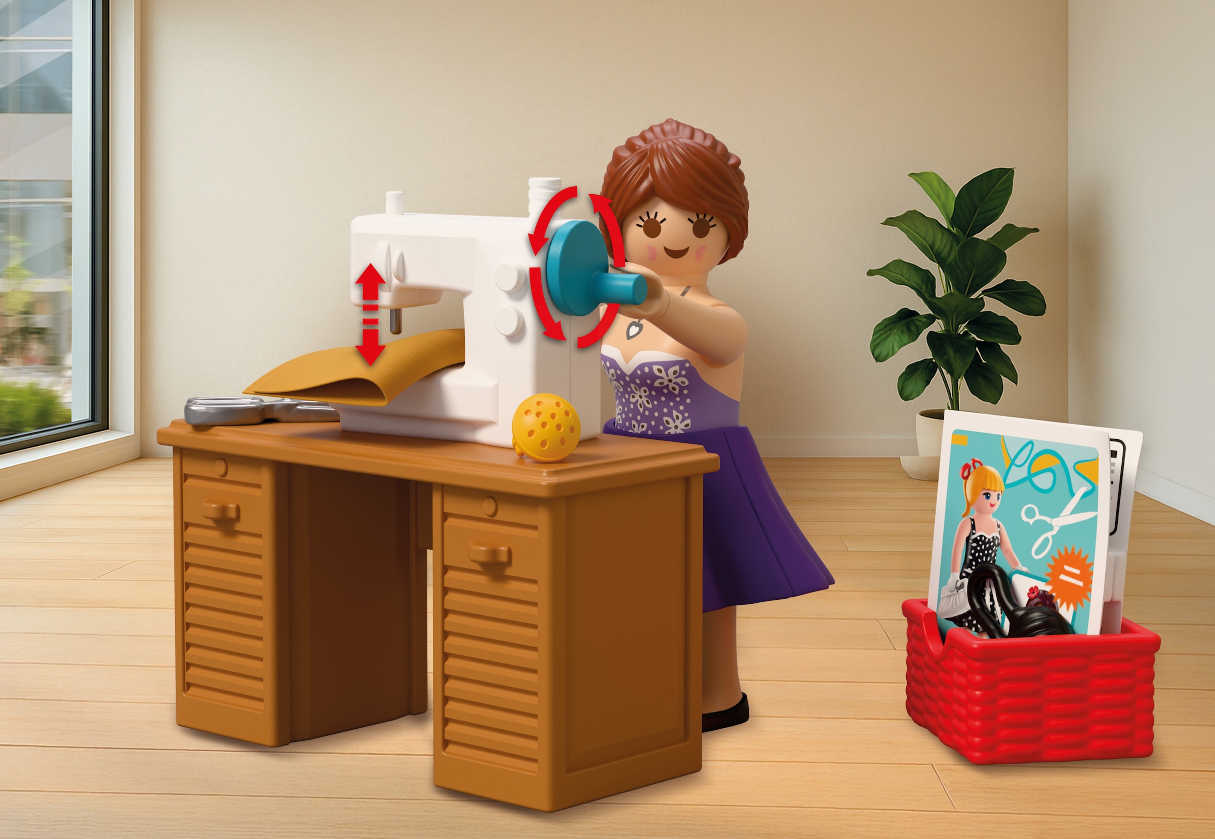 Playmobil® Konstruktions-Spielset »Modedesignerin (72082), My Life« Made in Europe