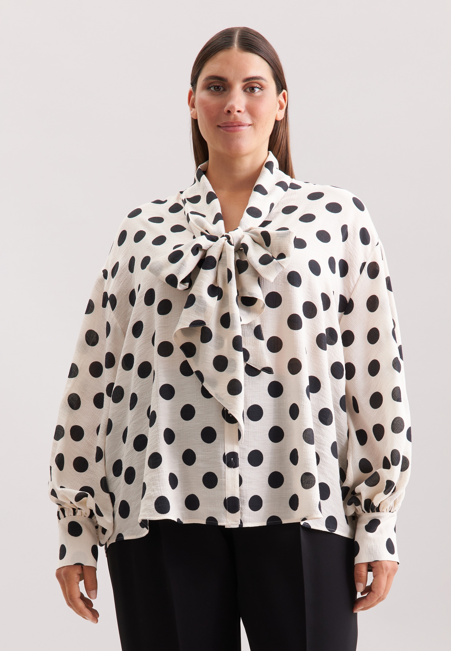 seidensticker Rüschenbluse »Schwarze Rose« 1/1 Druck