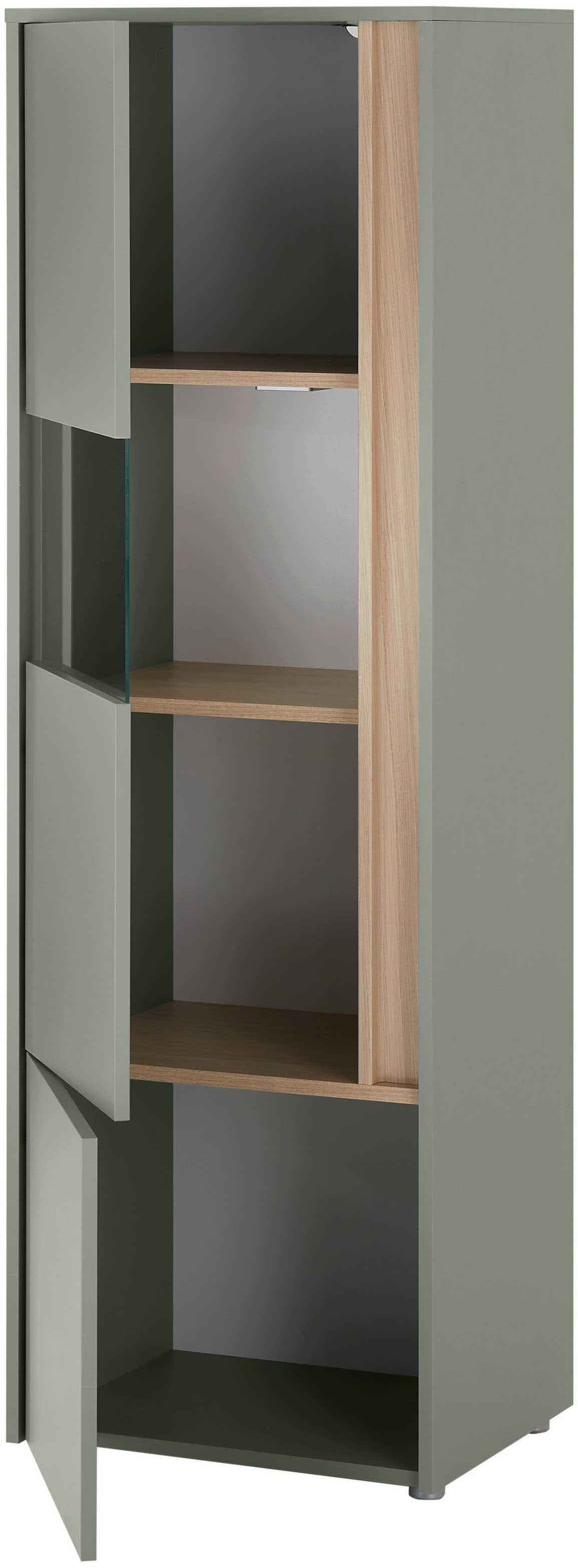INOSIGN Vitrine »City/Giron, moderner Hochschrank, Glasvitrine«, zeitlos, modern, ausreichend Stauraum, vielseitig einsetzbar