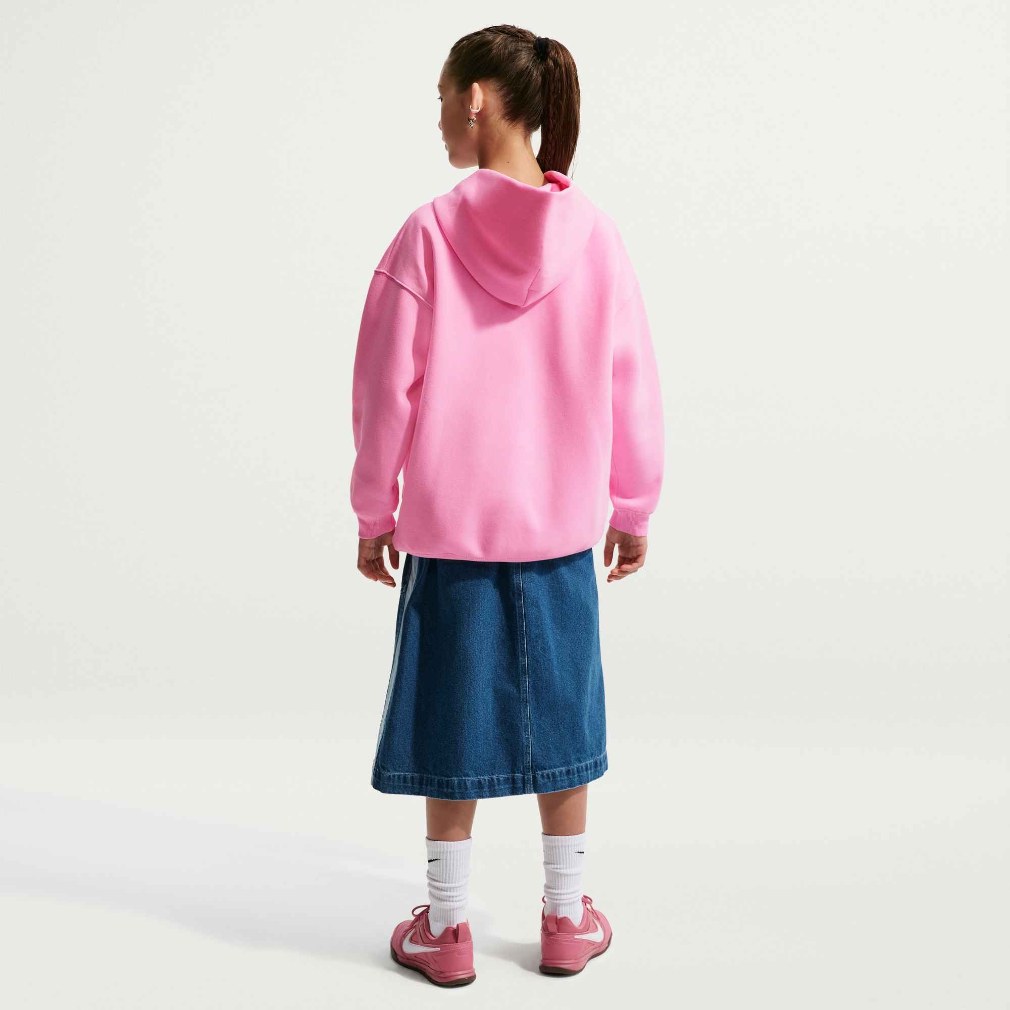 Nike Sportswear Kapuzensweatshirt »G NSW STUDIO FLC OS PO HDY«, für Mädchen und Jugendliche

